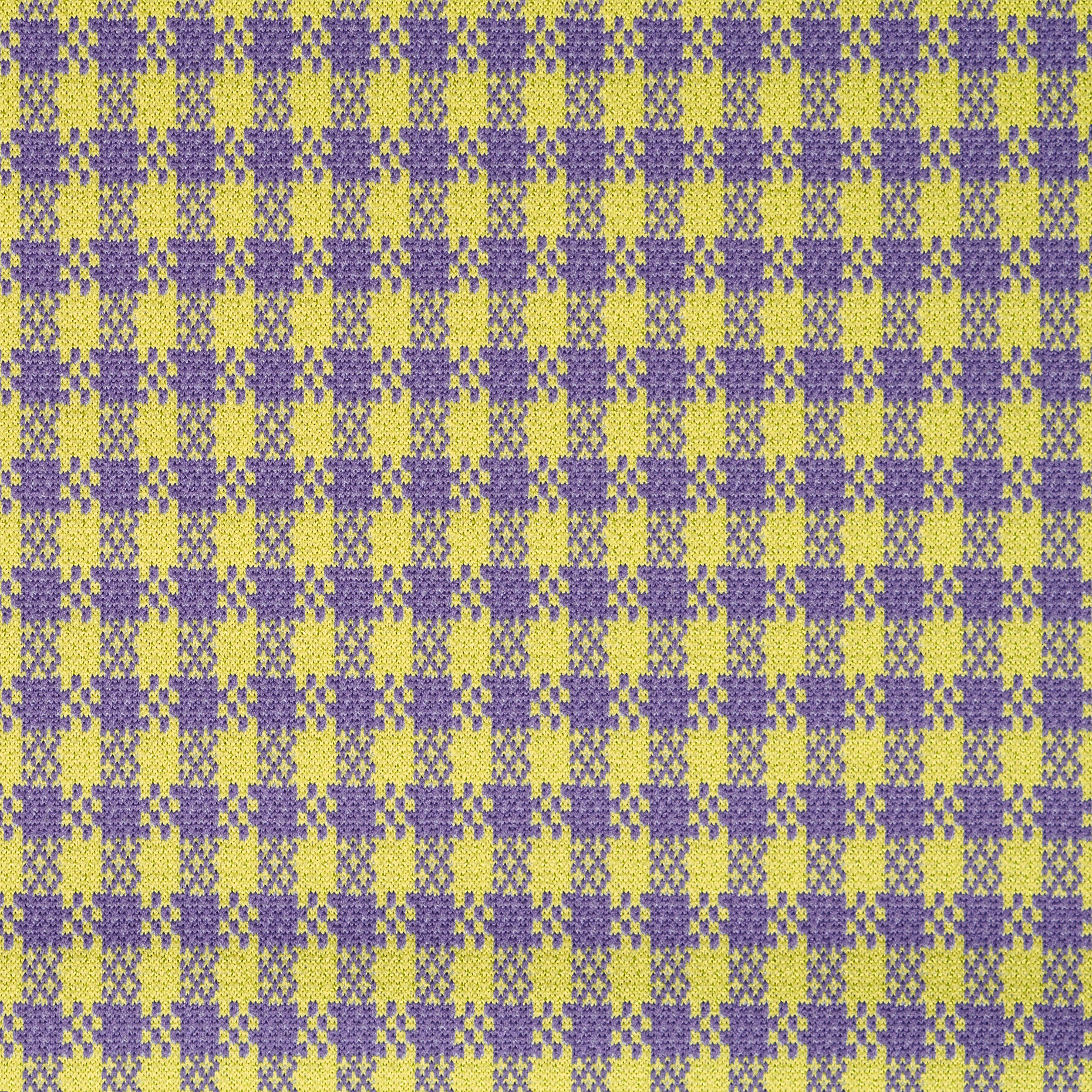 Жаккард , Джерси, Гусинная Лапка, Lime Green&Pale Iris (F000043863) - Ткань