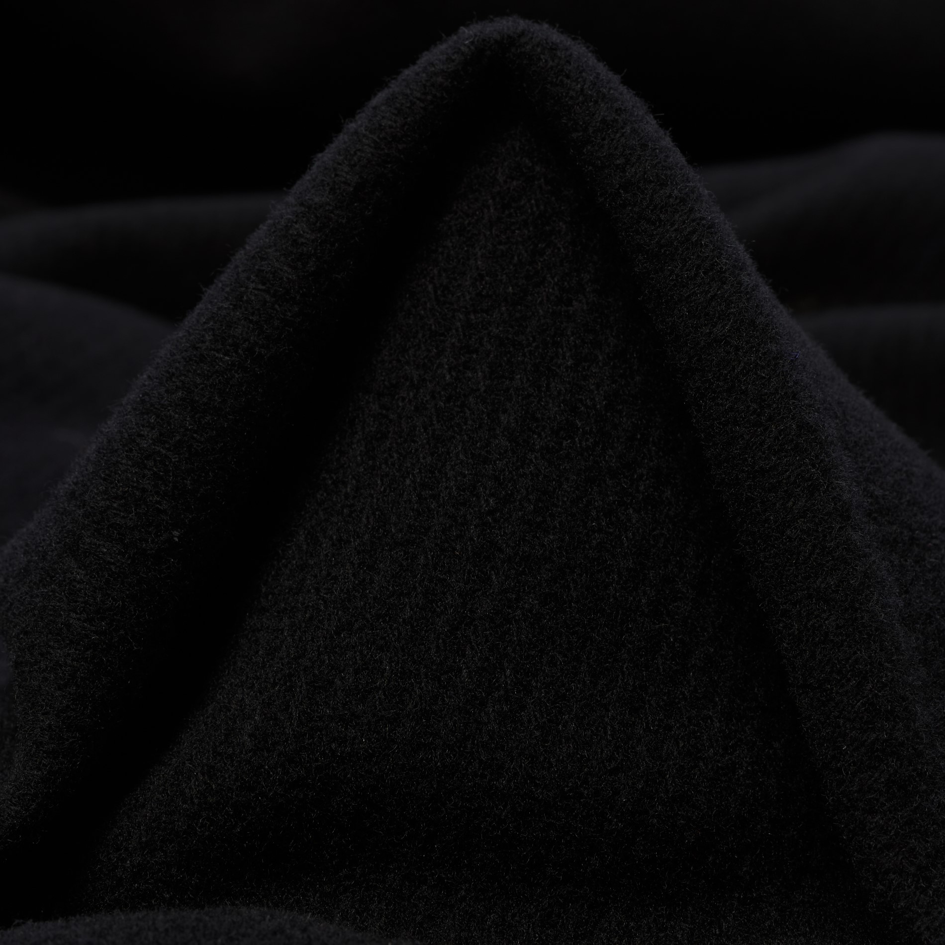 TWILL, WOOL, RAVEN BLACK (F000033057)
