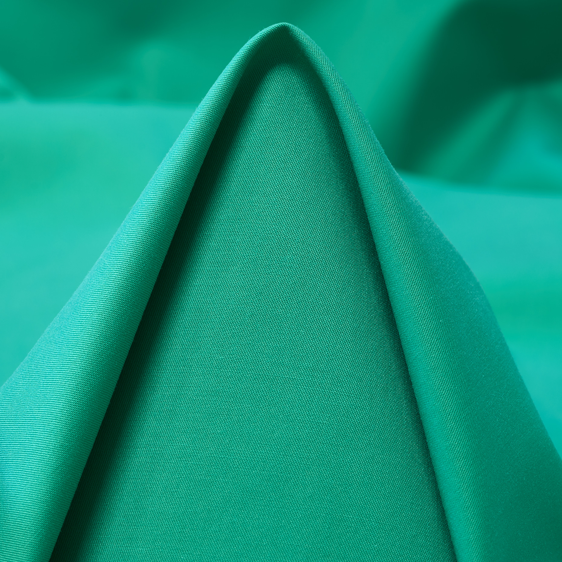 POPLIN, COTTON, ELASTIC, EMERALD (T0000744)