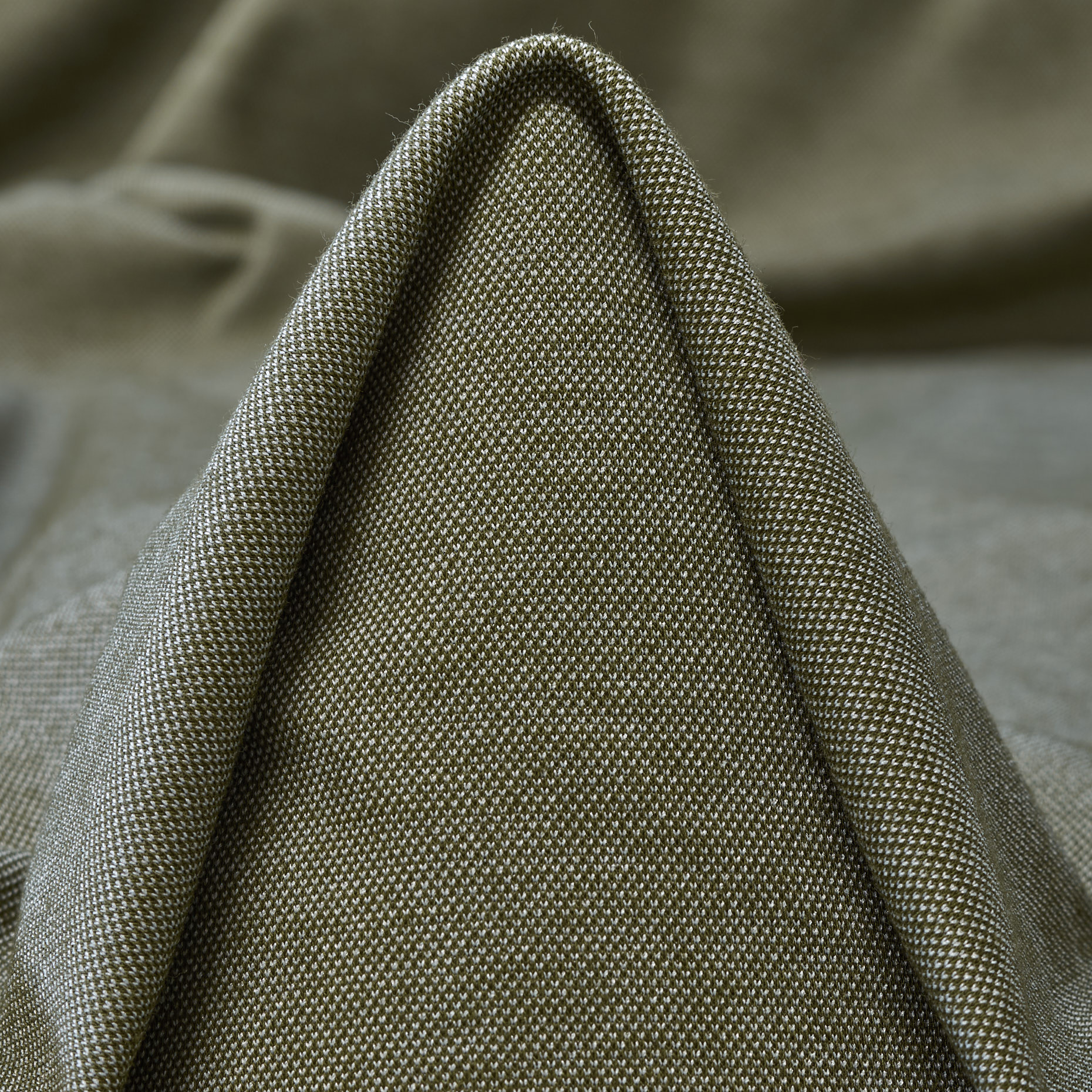 JERSEY, COTTON, MELANGE, FOREST FOG (F000044479)