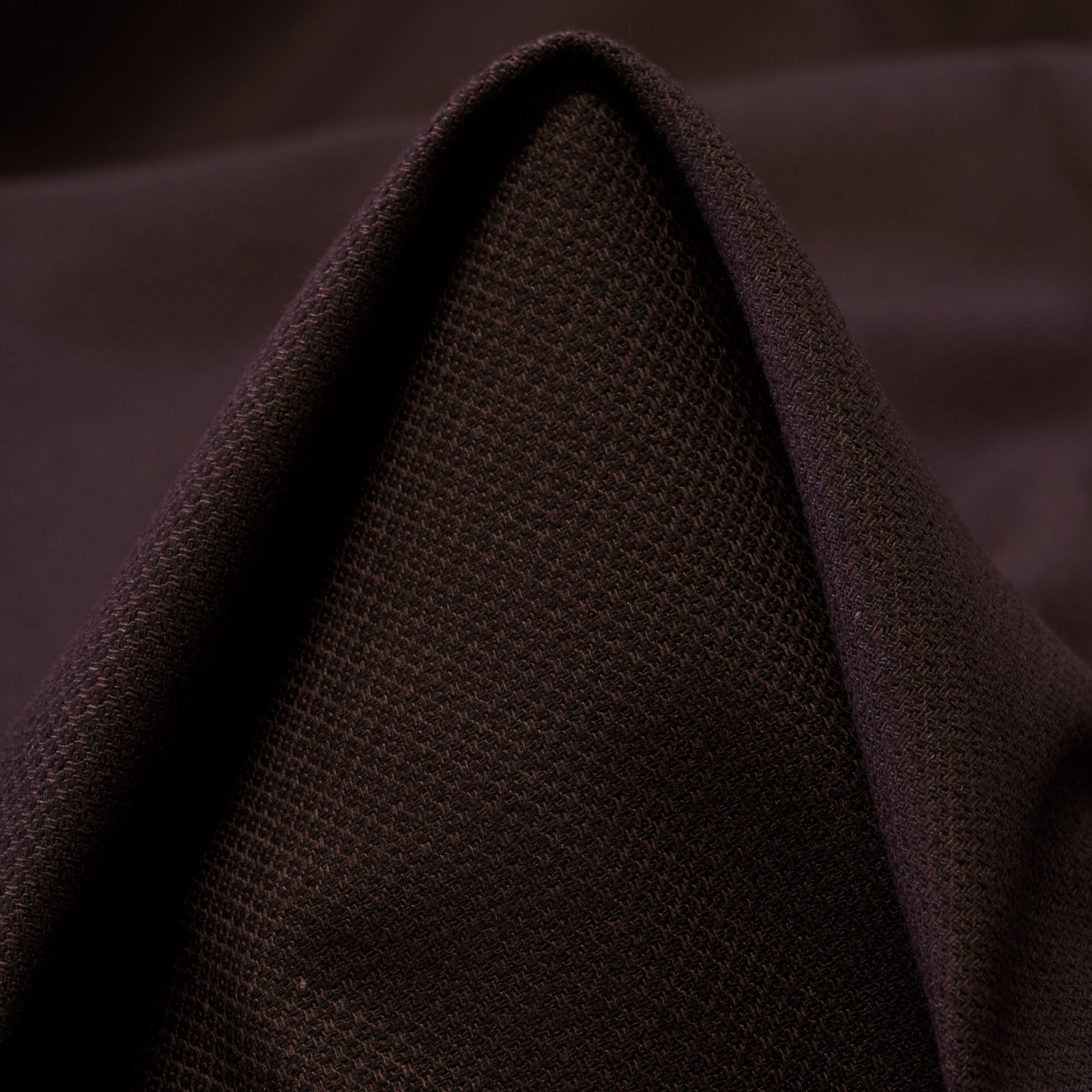 COTTON, BRUSHED, ELASTIC, SEAL BROWN (F000036092)