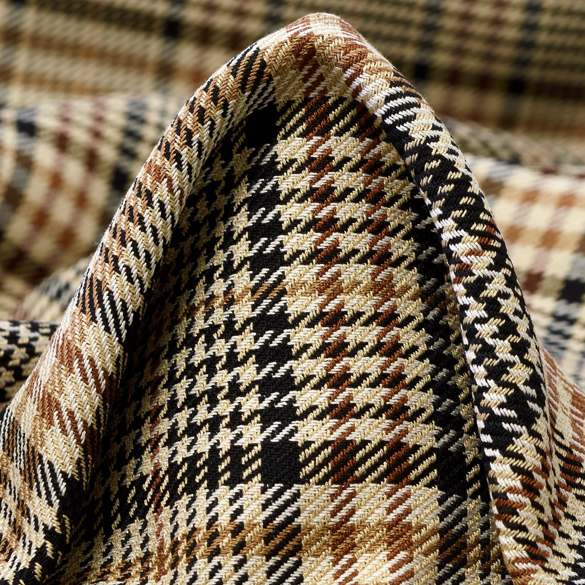 Двойной, Твил, Хлопок, Antique White&Raven Black (F000042401)