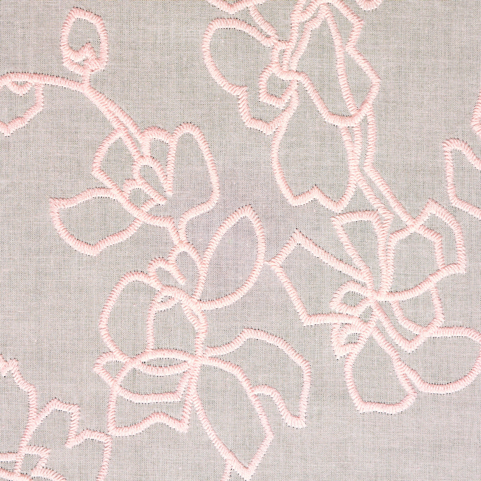 POPLIN, COTTON, EMBROIDERED, CALCITE (F000049509) - Texture