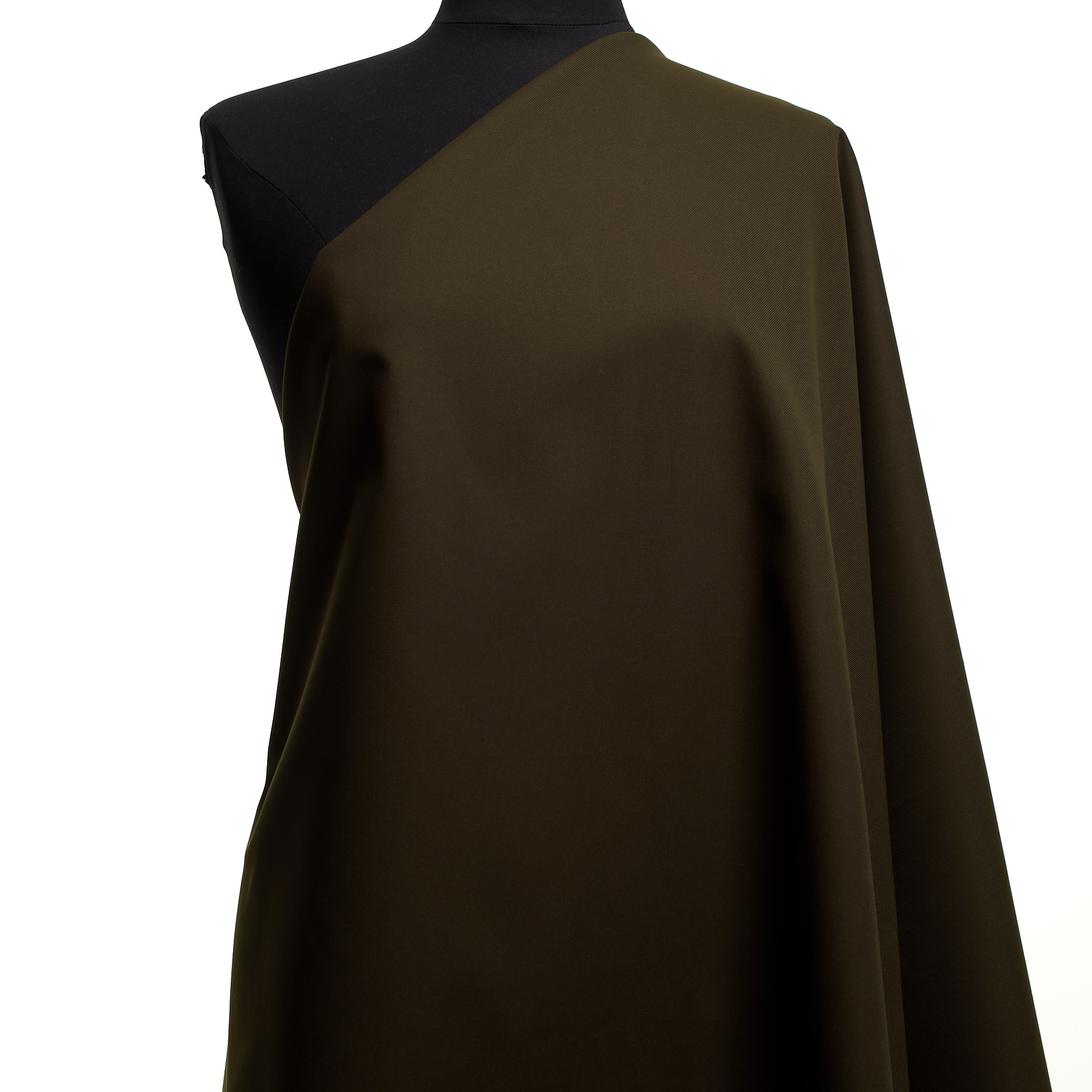 TWILL, COTTON, ELASTIC, TURKISH COFFEE (F0000136) - Mannequin
