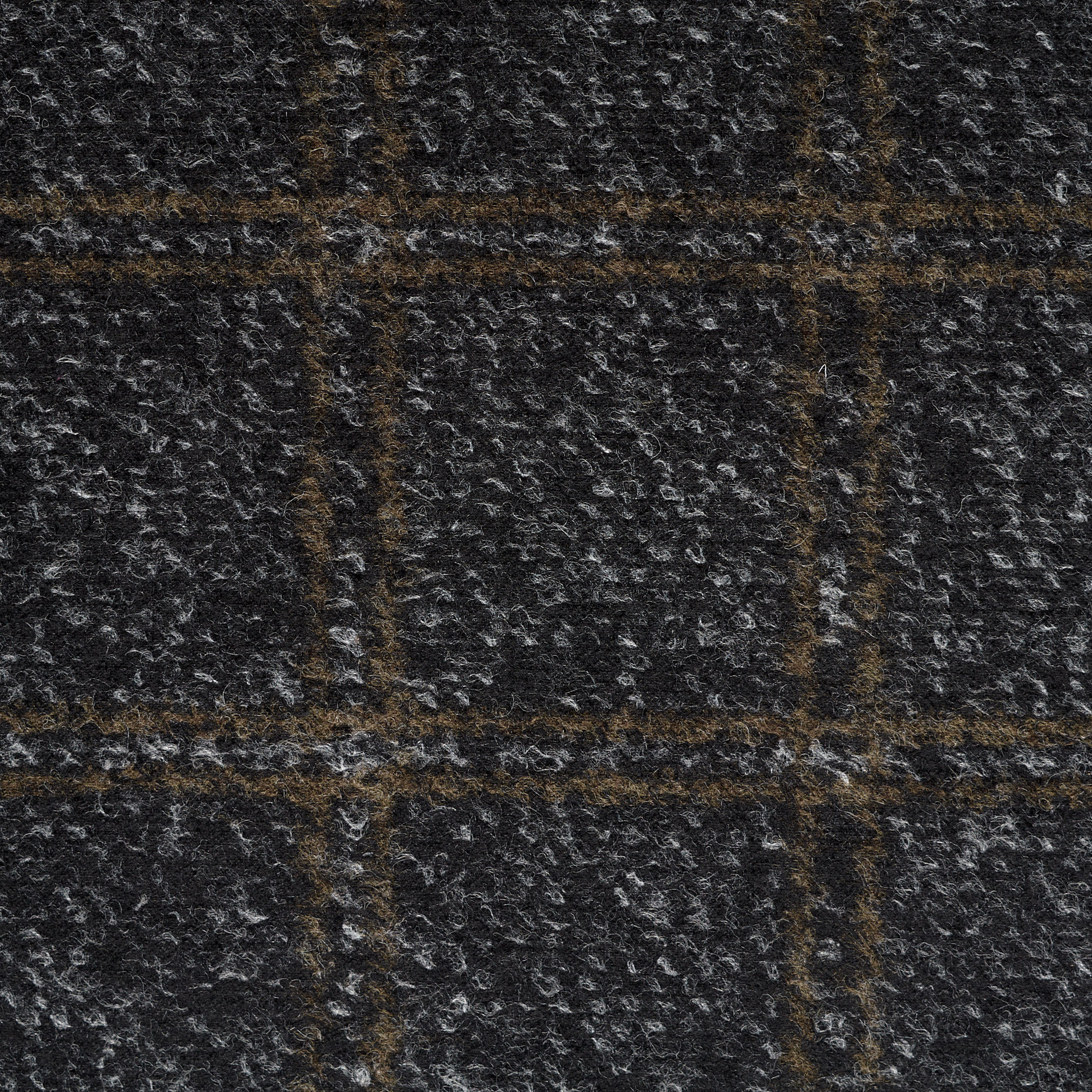 Jersey, Lana Hervida, Cuadro, Praline&Jet Black (F000044866) - Tejido