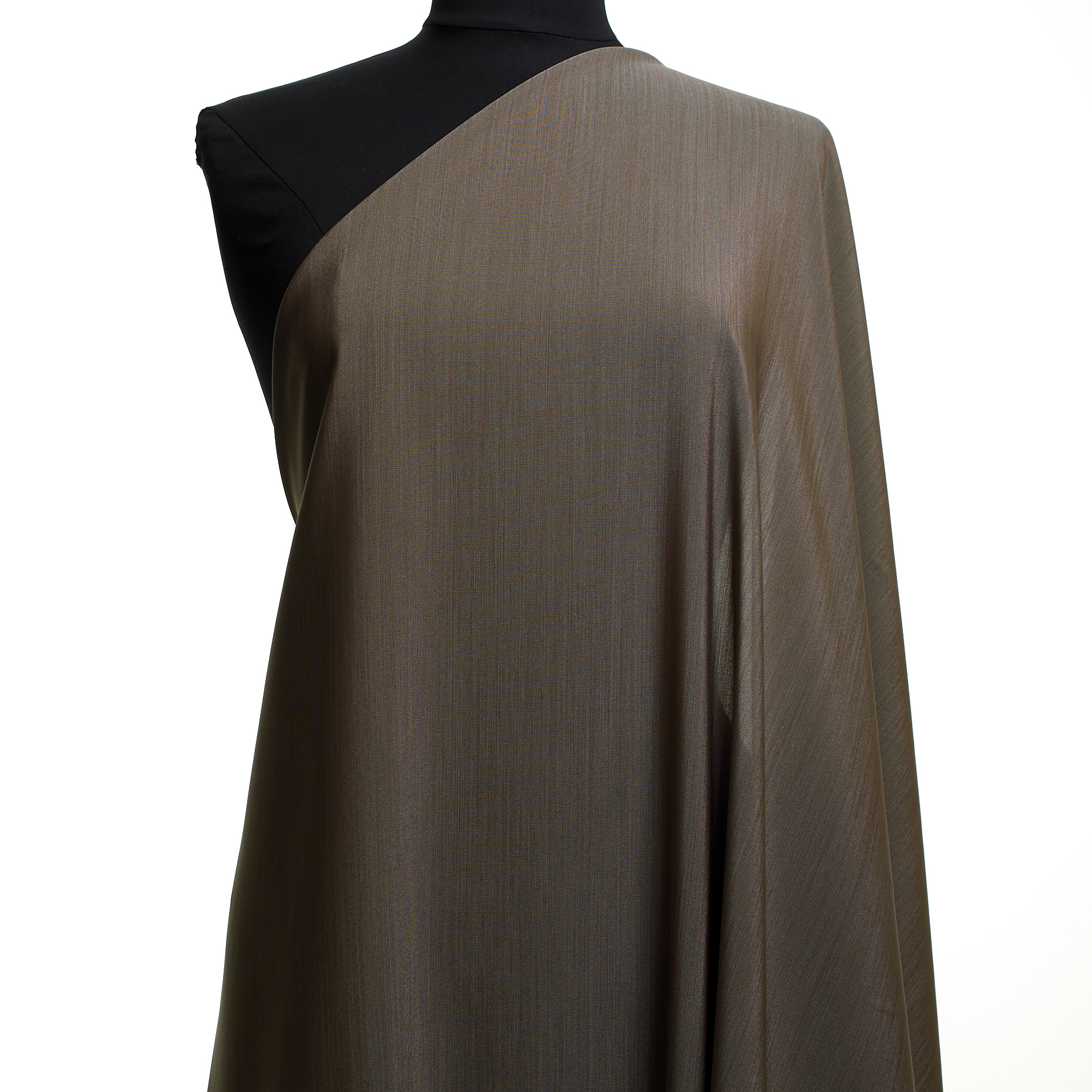 WOOL BLEND, ELASTIC, MELANGE, PALE KHAKI (F000017296) - Mannequin