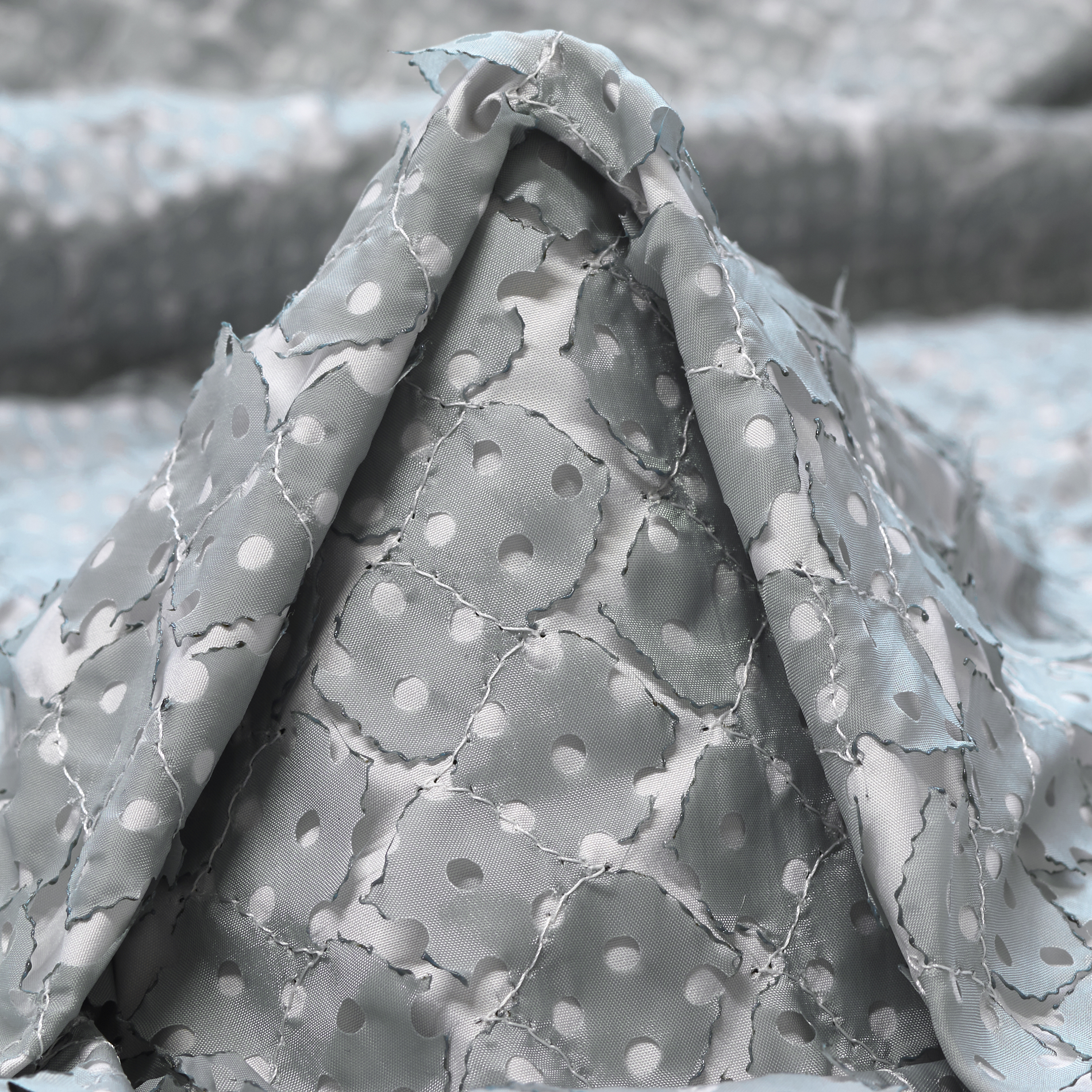 LASER CUT, NYLON, ICE FLOW&BRILLIANT WHITE (T0000090)