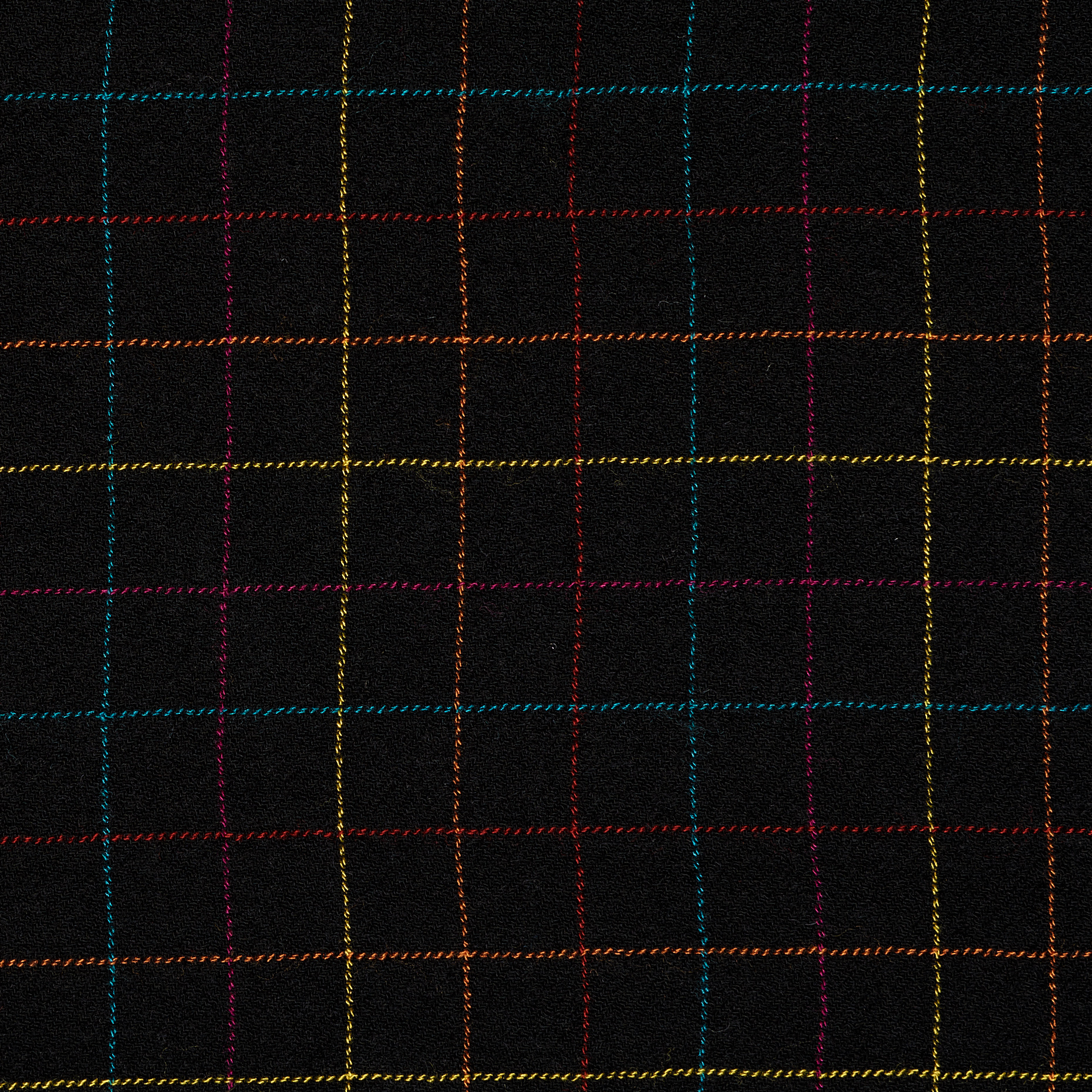 CRÊPE, VISCOSE, VIRGIN WOOL, JET BLACK (F000045519) - Texture