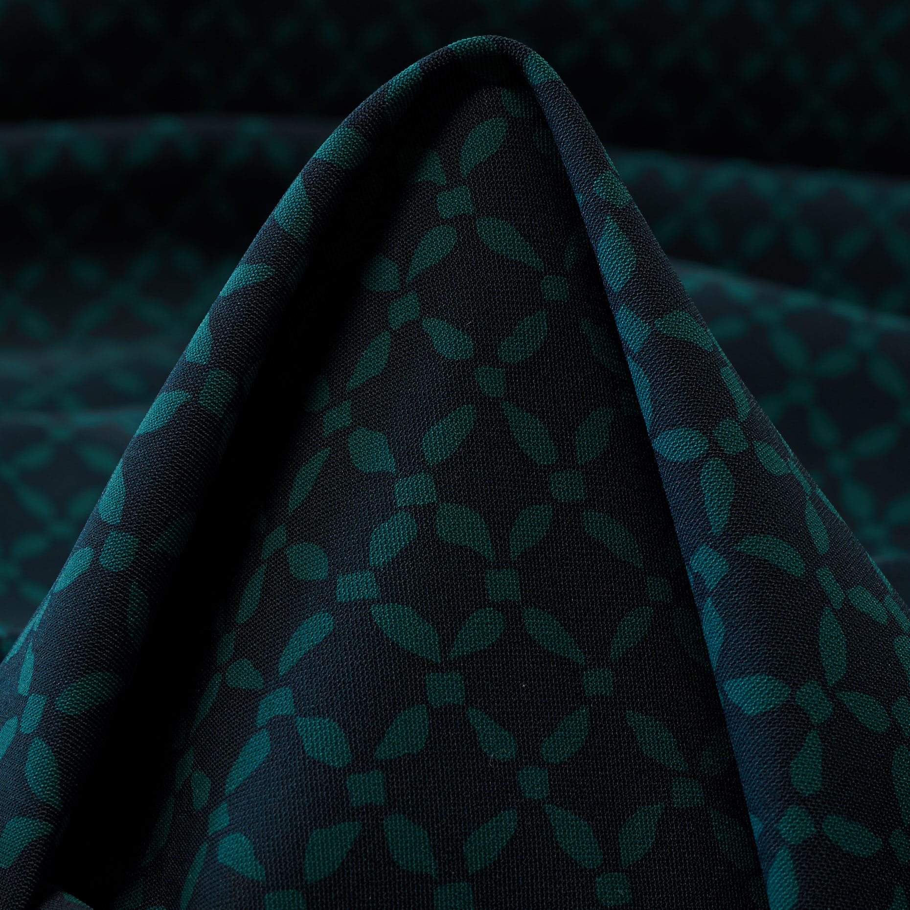 Techno Jersey, Geometrico, Alta Elasticidad, Blue Nights (F000041325)