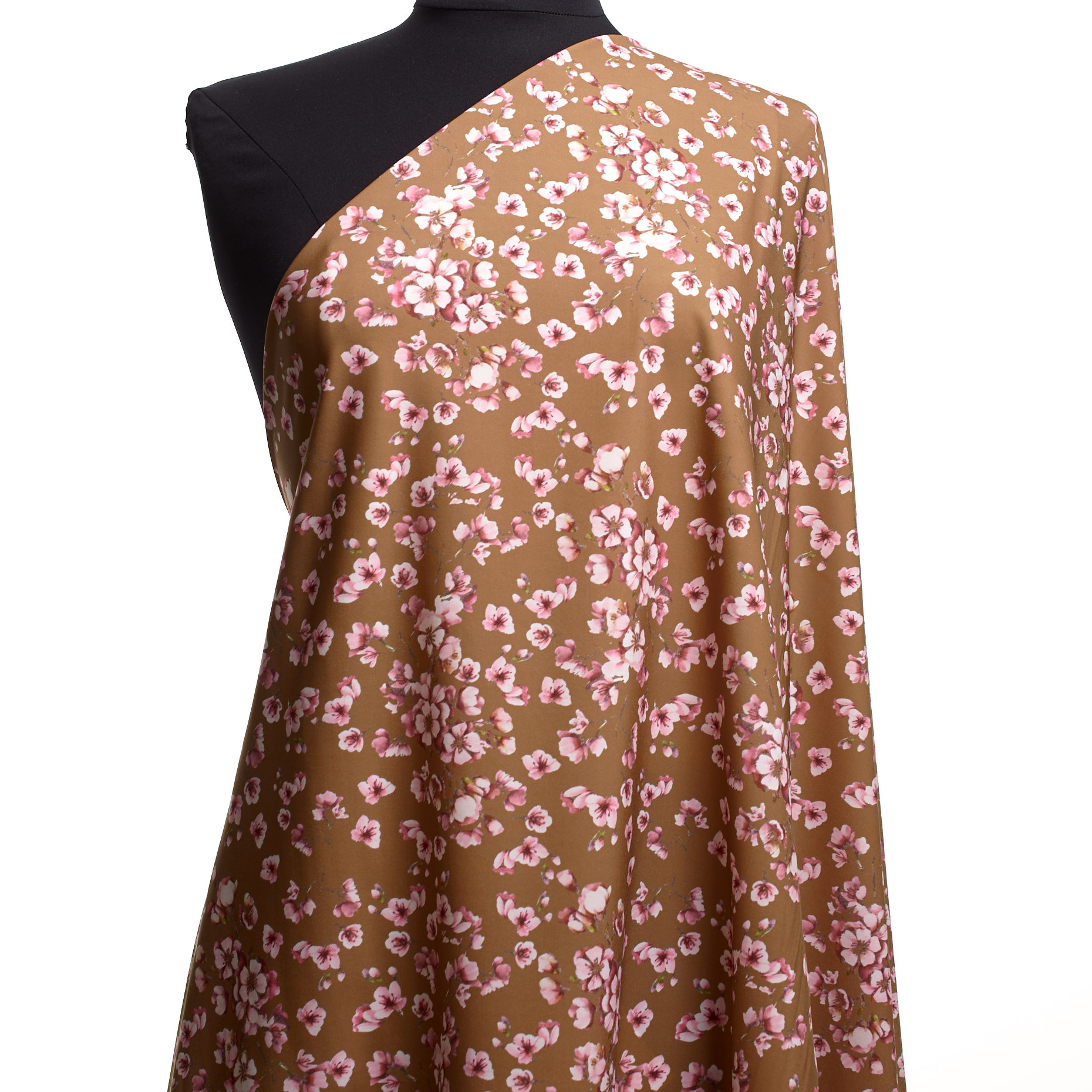 TECHNO JERSEY, FLORAL, HIGH ELASTICITY, PRALINE&CANDY PINK (F000041448) - Mannequin