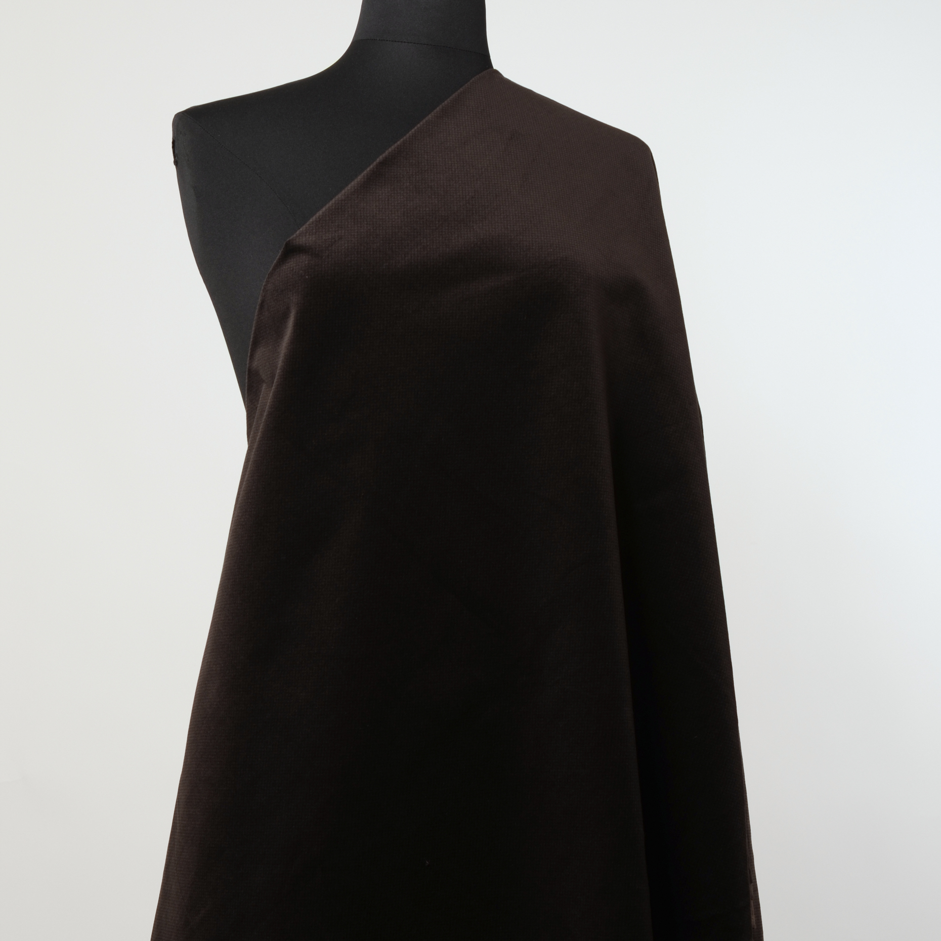 Velours, Coton, Micro Design, Black Bean (F000017638) - Mannequin