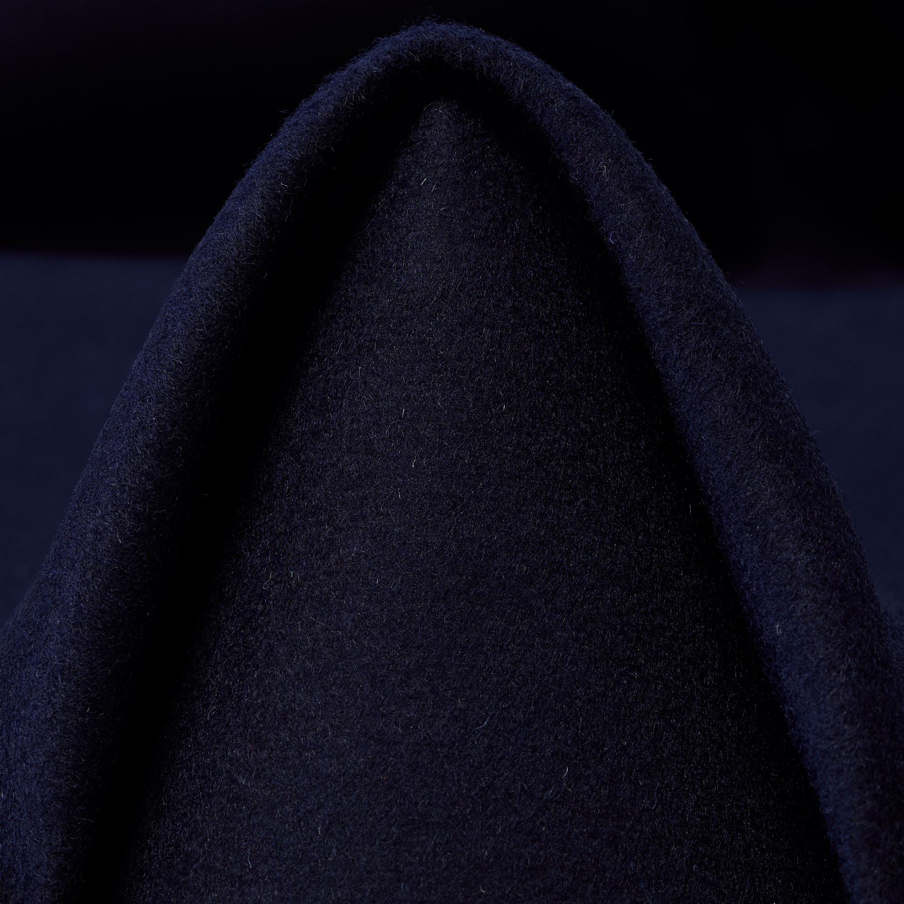 Drap, Virgin Wool, Cashmere Blend, Black Iris (T0000609)