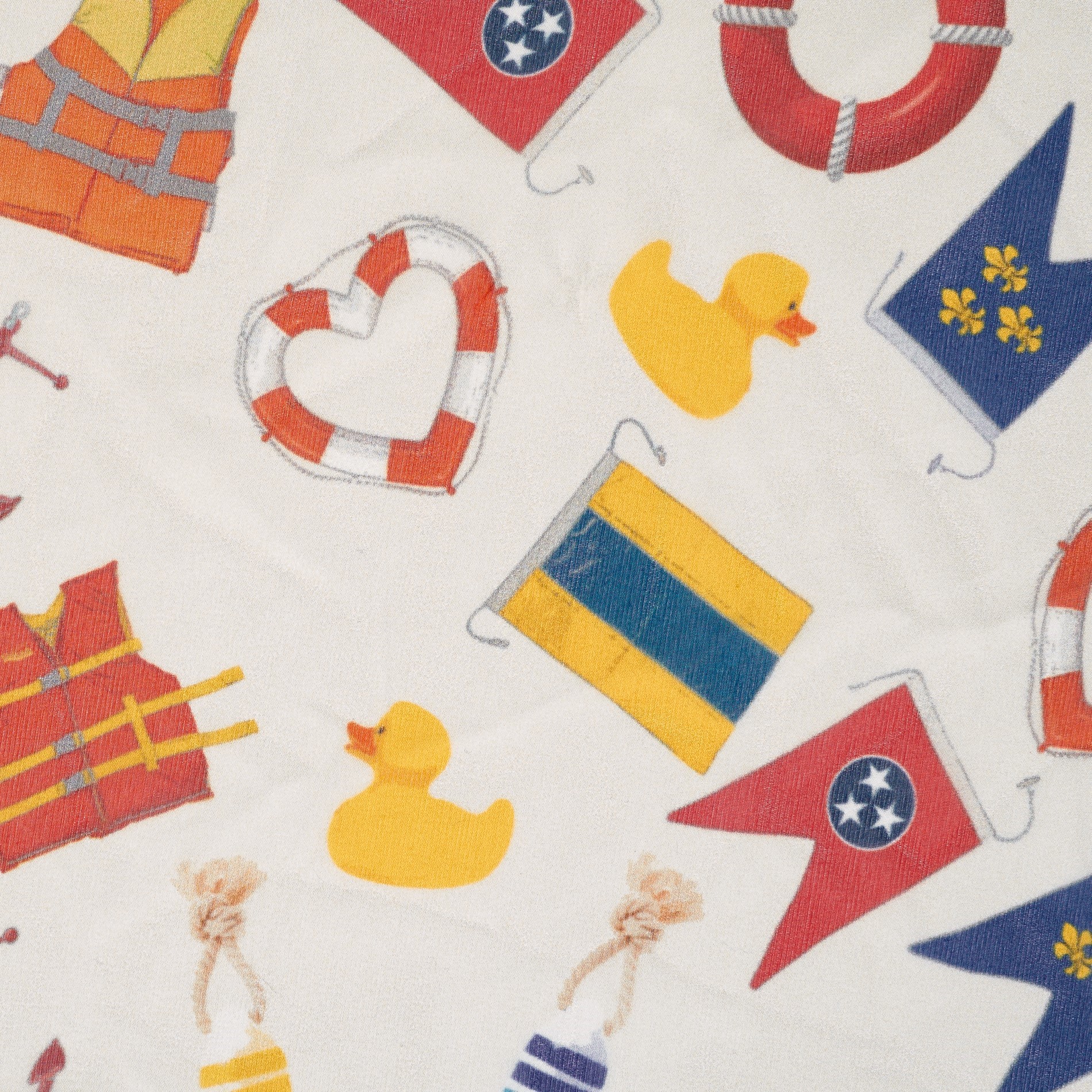 Seda, Chifón, Estampado, Multicolor (F000033137) - Tejido