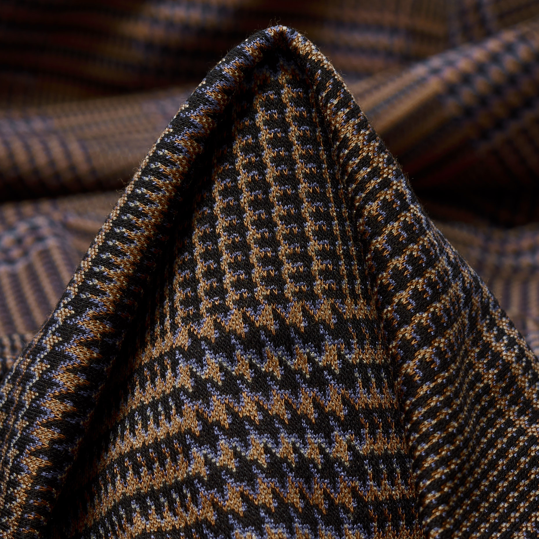 Jersey, Jacquard, Viscosa, Raven Black&Biscuit (F000041589)