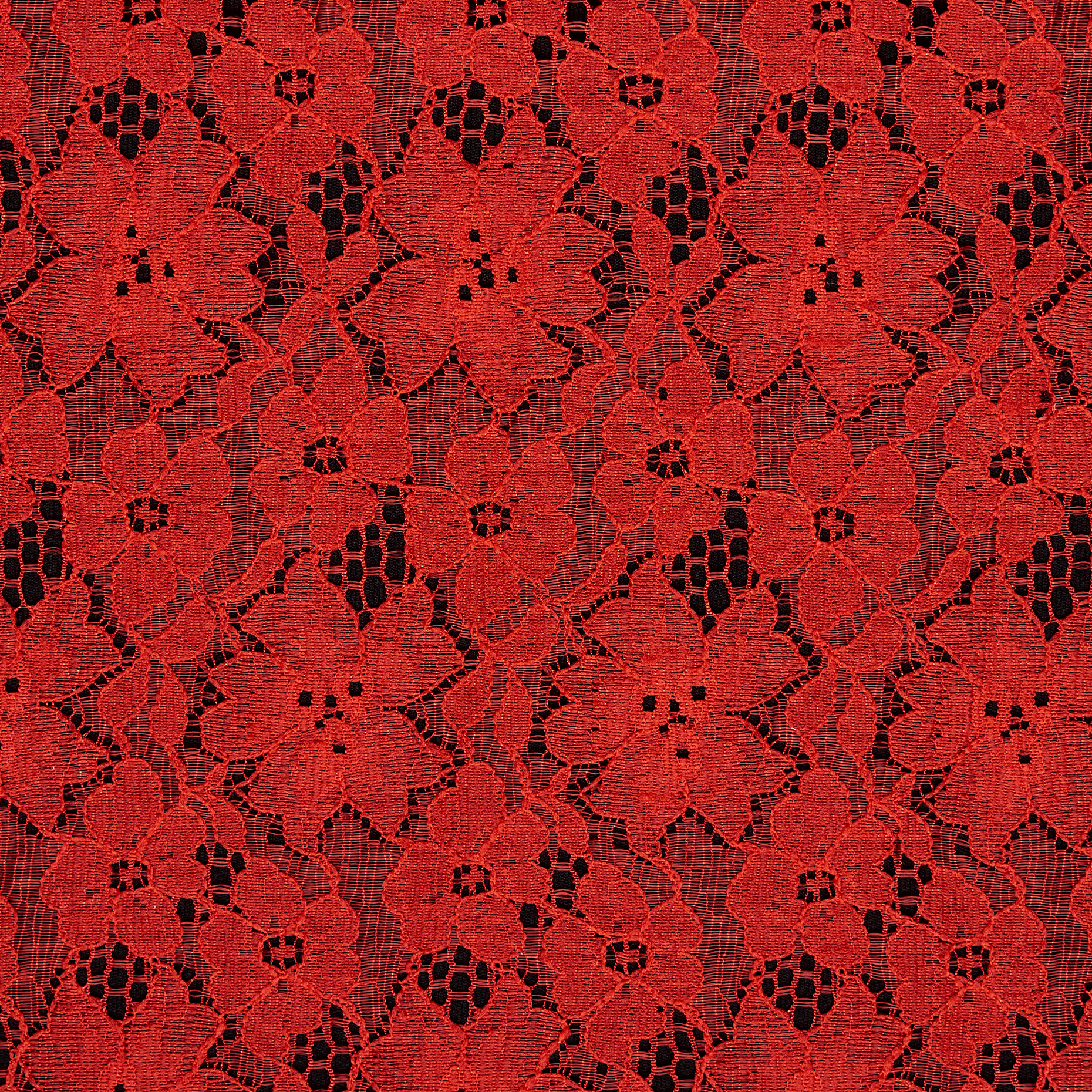 Koronka, Red Alert (F000045442) - Tkana