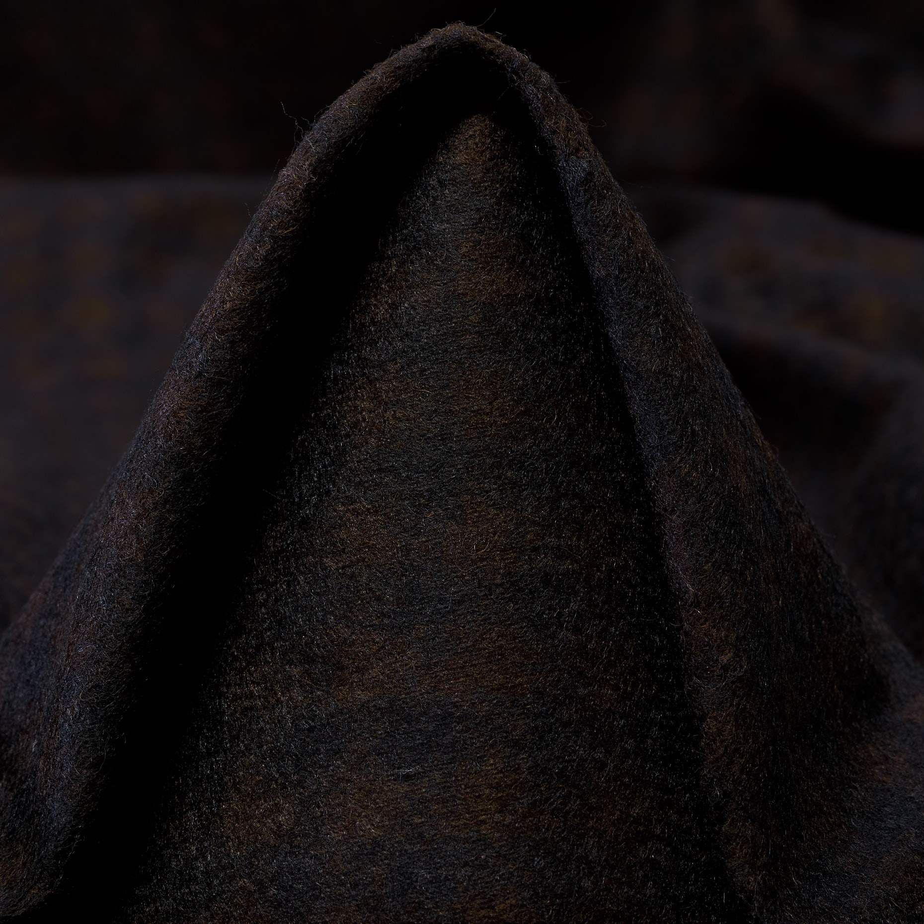 Трикотаж, Шерсть Смесовая, Клетка, Cocoa (F000044291)