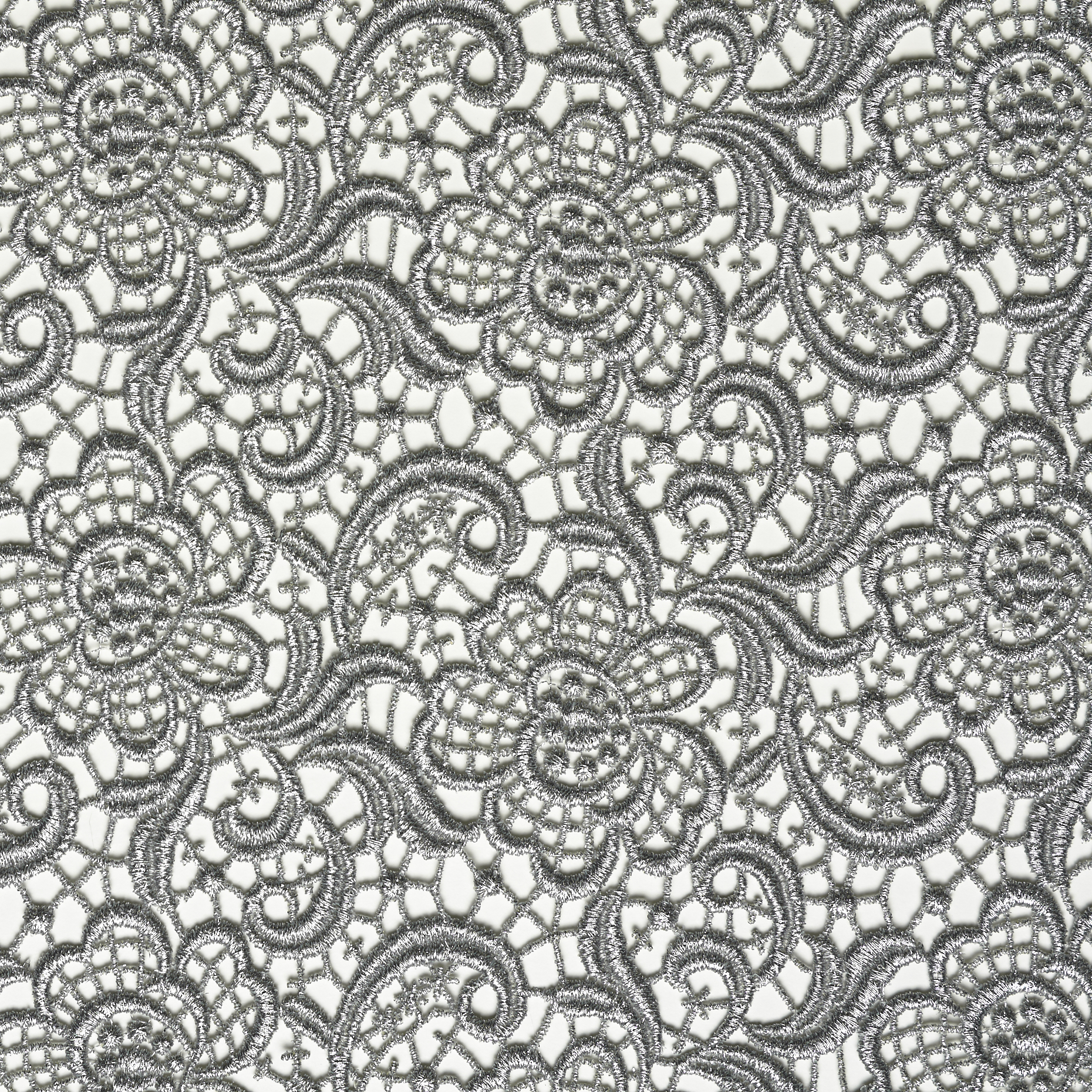 Encaje, Poliamida, Silver (F000033819) - Tejido