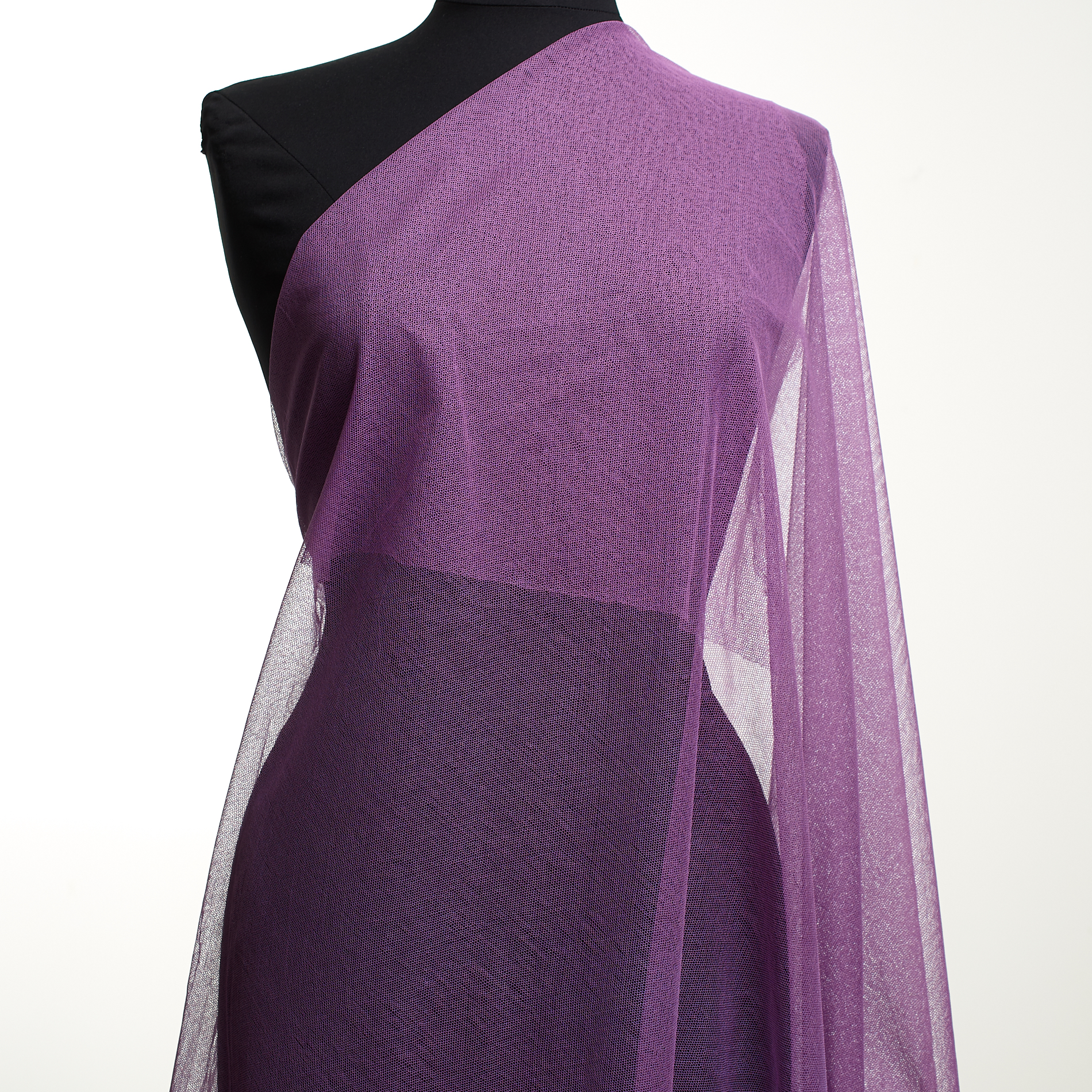 Тюль, Хлопок, Violet (F000034710) - Манекен