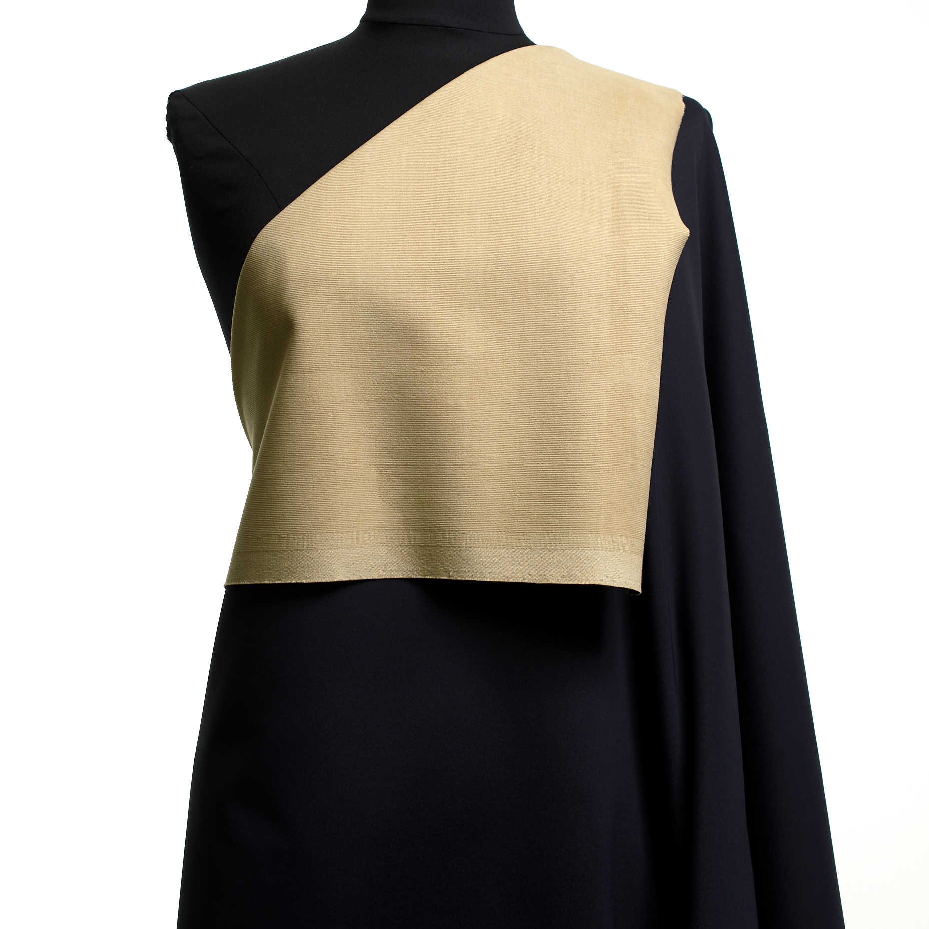 COTTON, VISCOSE, BONDED, BONE WHITE&RAVEN BLACK (F000036120) - Mannequin