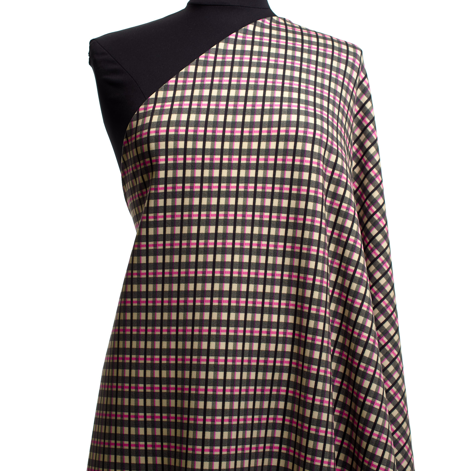 Jersey, Cadre , Imprimé, Almond&Neon Pink (F000042741) - Mannequin