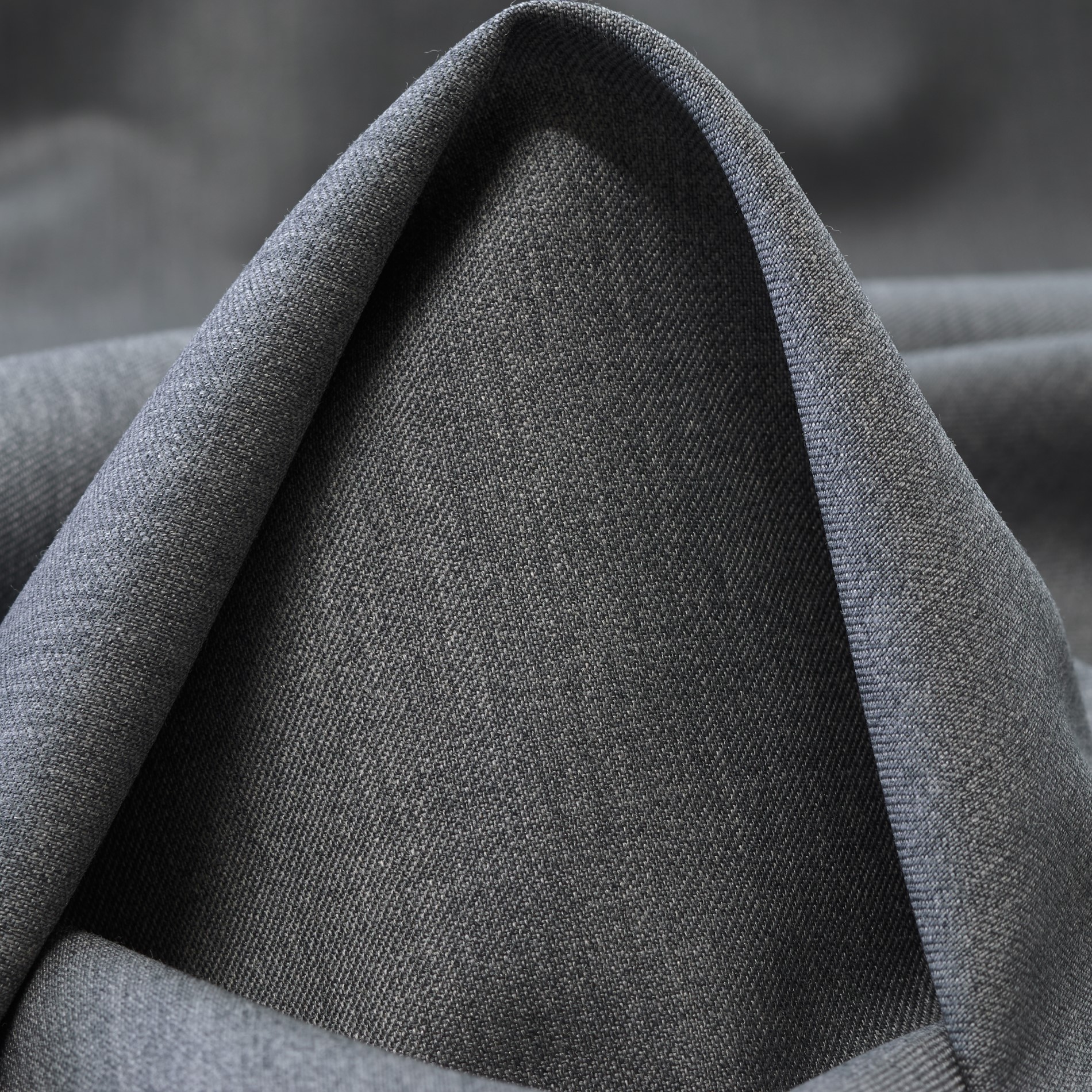 FINE WOOL, MELANGE, STEEL GRAY