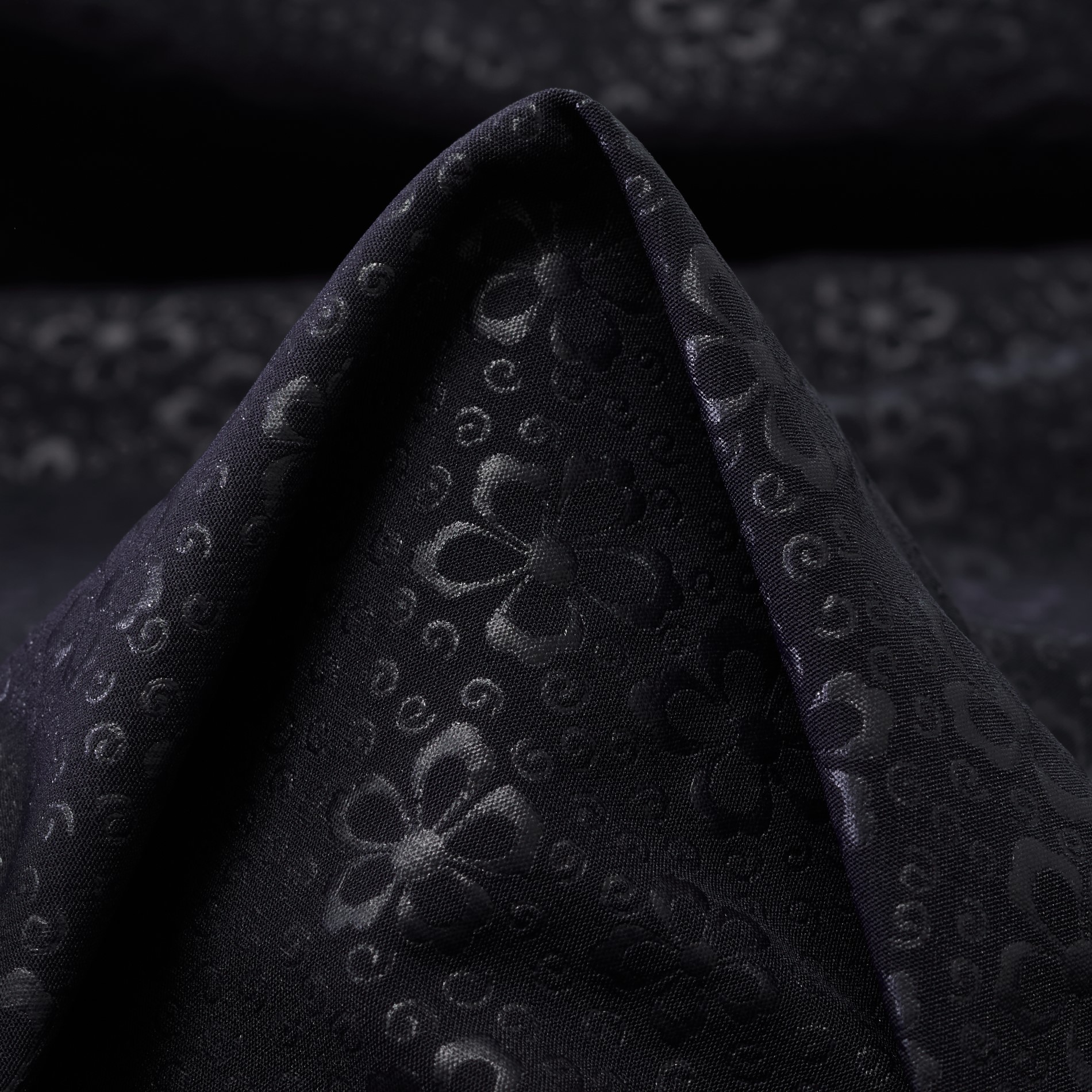 TECHNO STRETCH, POLYAMID, PRINTED, MIDNIGHT BLUE (AQ000152)