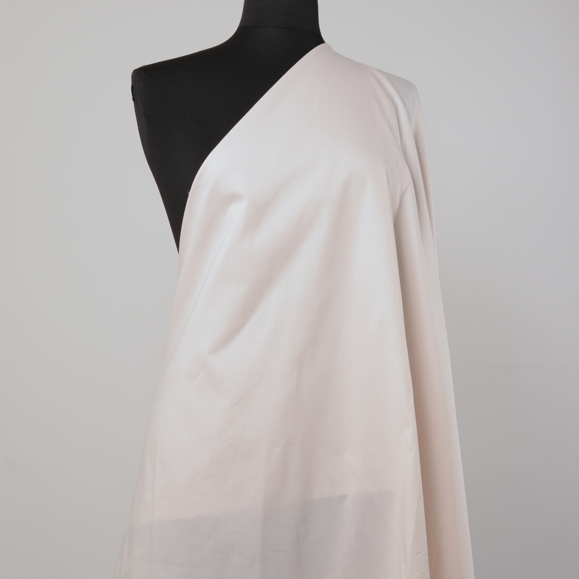 Popeline, Cotone, Rigato, Bellini&Brilliant White (F000007081) - Manichino