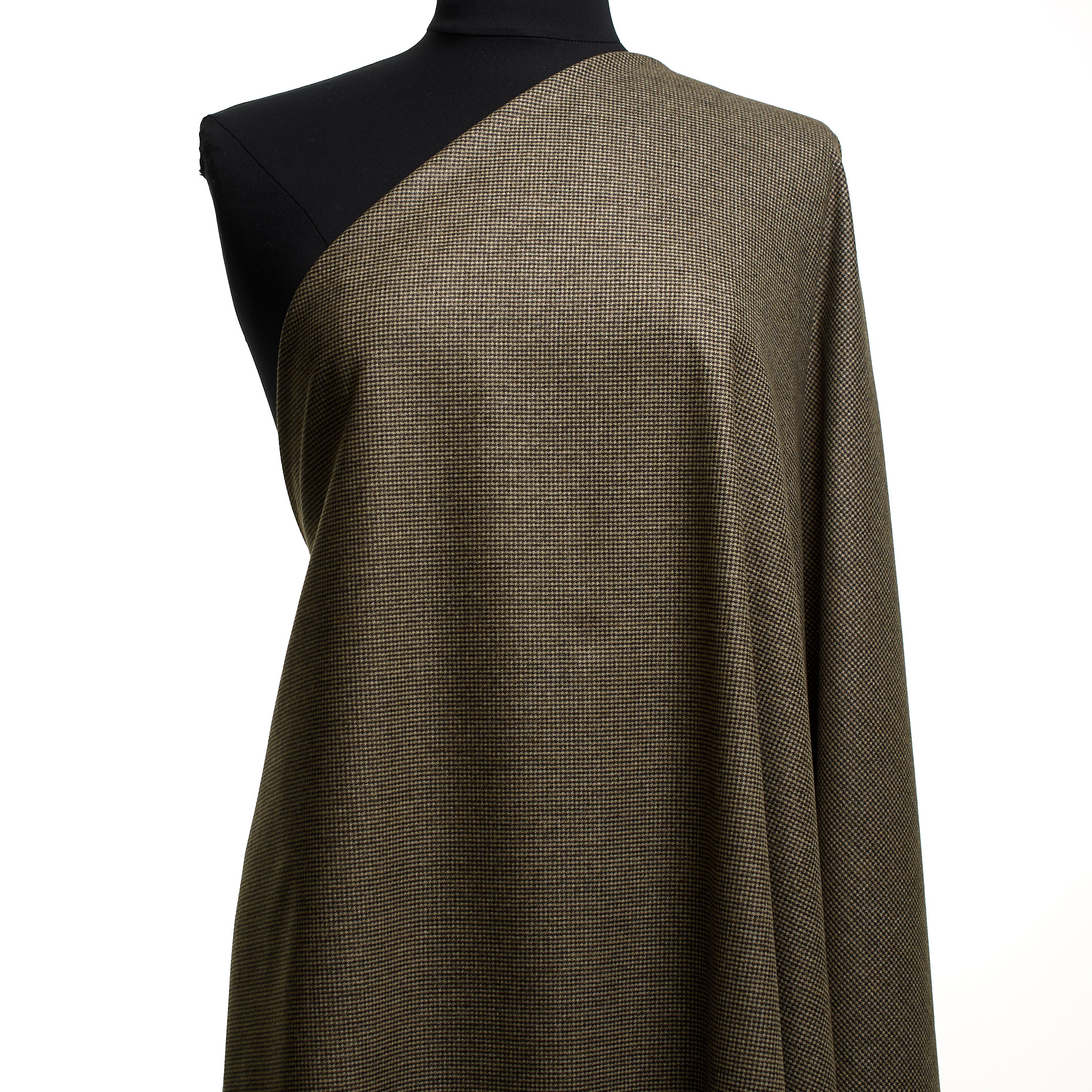 FLANNEL, VISCOSE BLEND, MICRO DESIGN, CREME BRÛLÉE&WALNUT (F000047442) - Mannequin
