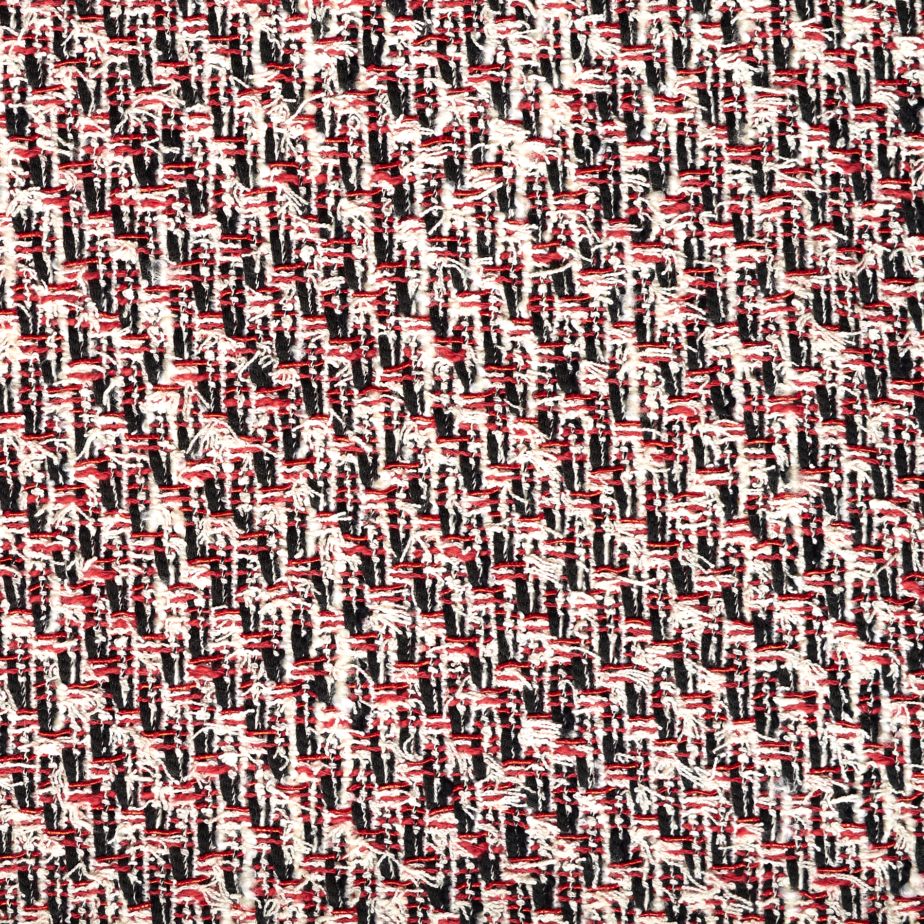 CHANEL, COTTON, RED ALERT&RAVEN BLACK (F000029098) - Texture