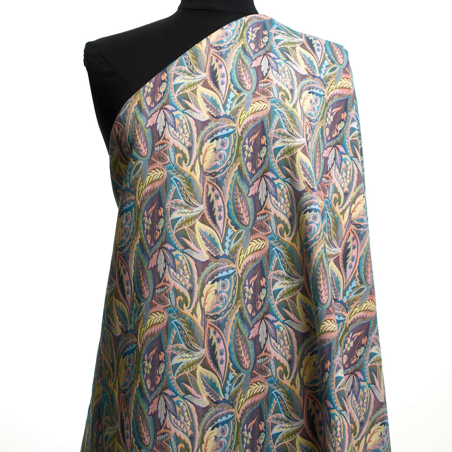 Jacquard, Algodón Mix, Elástico, Aqua&Rosewater (P000004190) - Maniquí