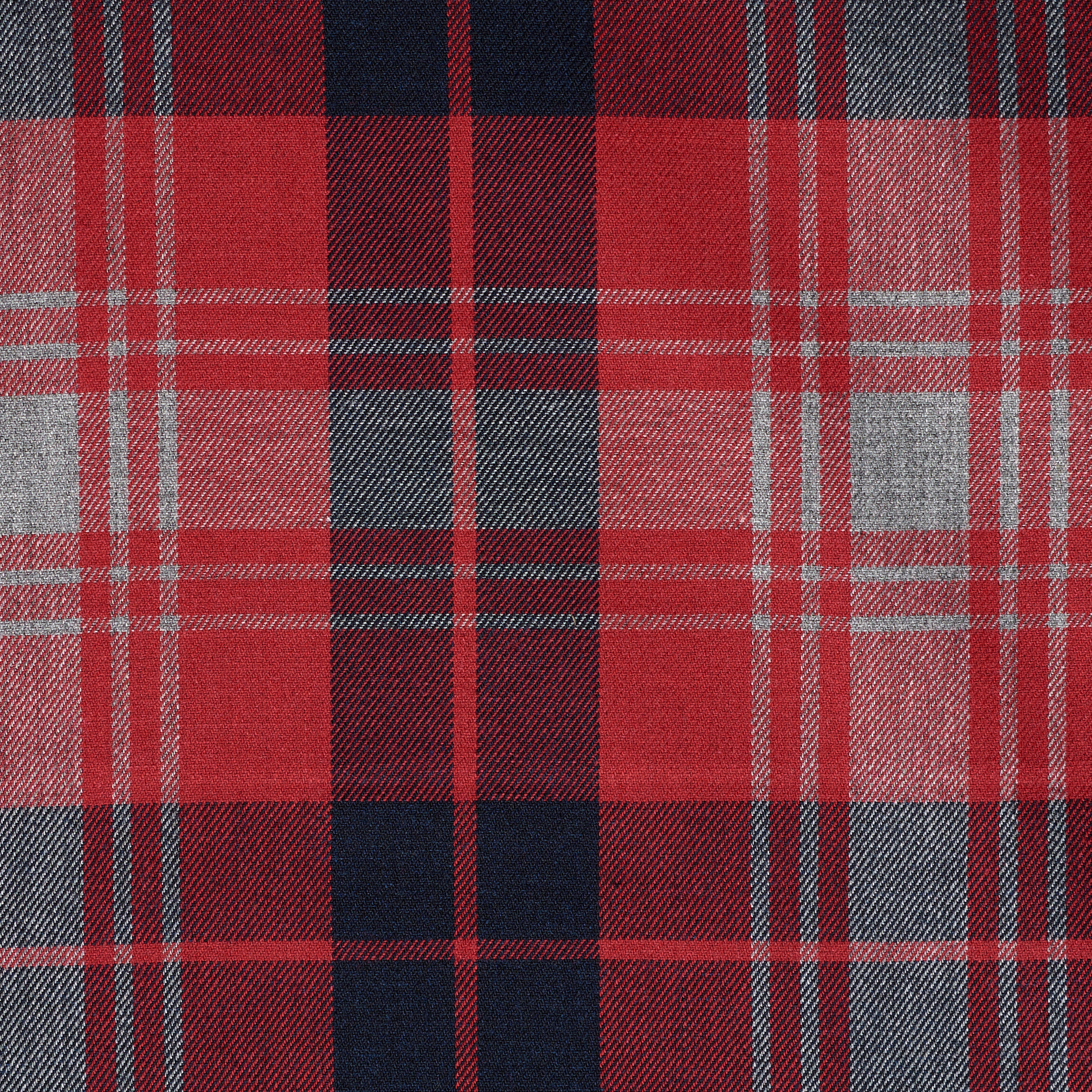 Twill, Viscosa, Quadro, Chiseled Stone&Salsa (F000041639) - Trama