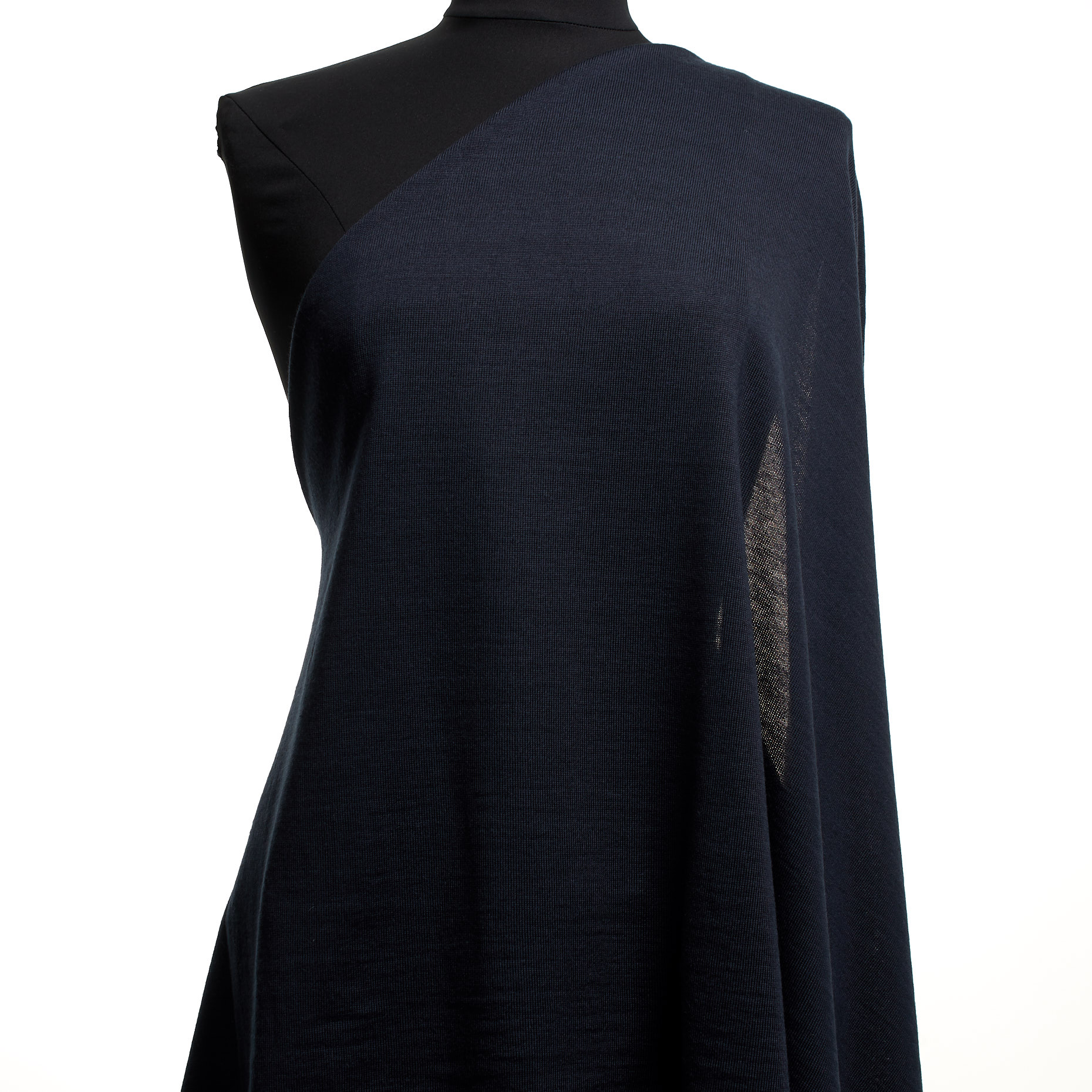 SINGLE JERSEY, VIRGIN WOOL, ELASTIC, PARISIAN NIGHT (F000044690) - Mannequin