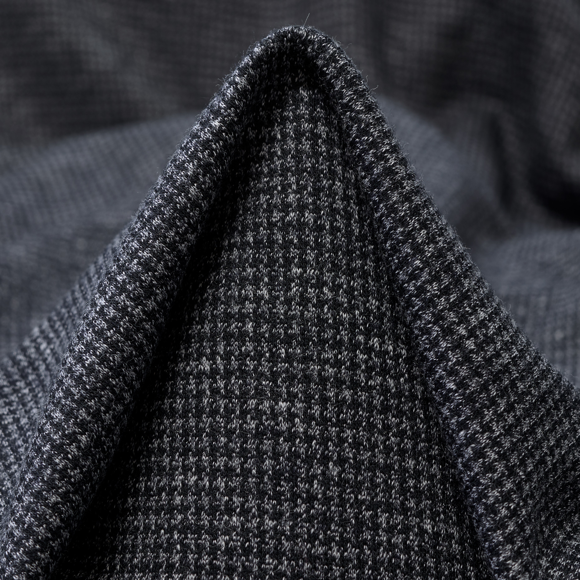 JERSEY, COTTON, HOUNDSTOOTH, WARM TAUPE (F000048047)