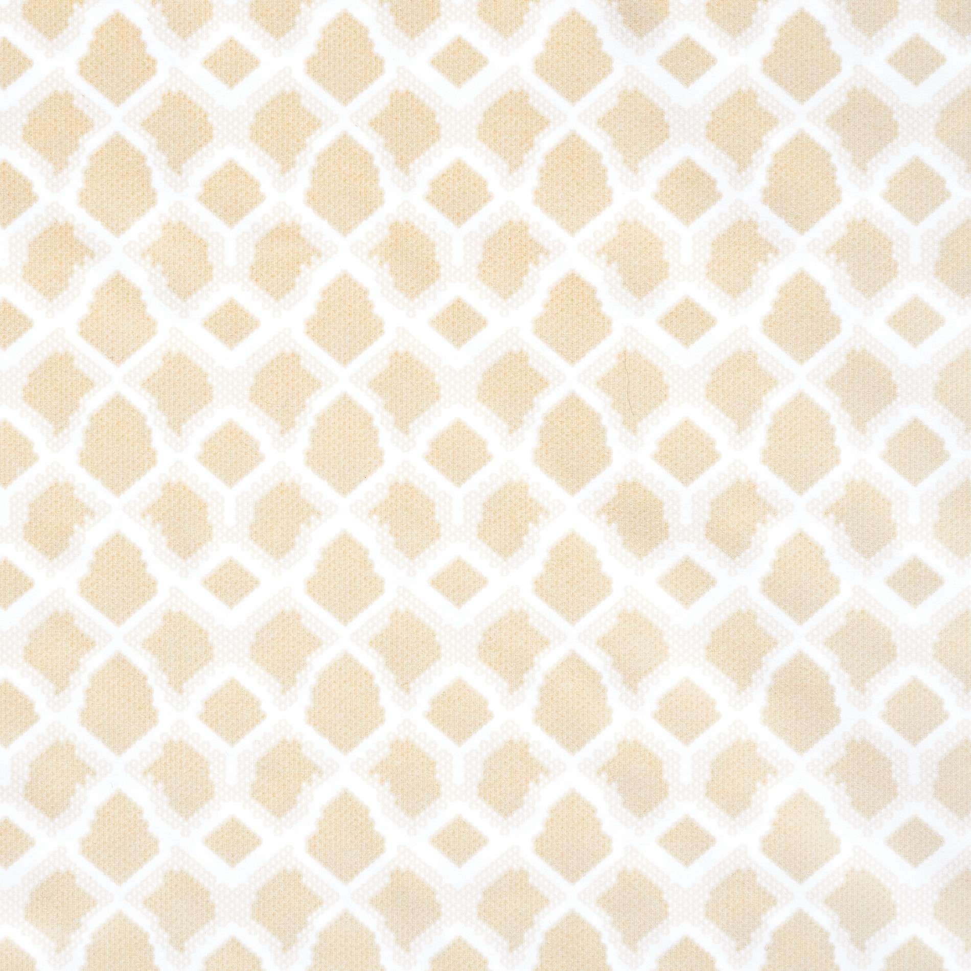 Techno Jersey, Stampato, Alta Elasticità, Shell&Brilliant White (F000033377) - Trama