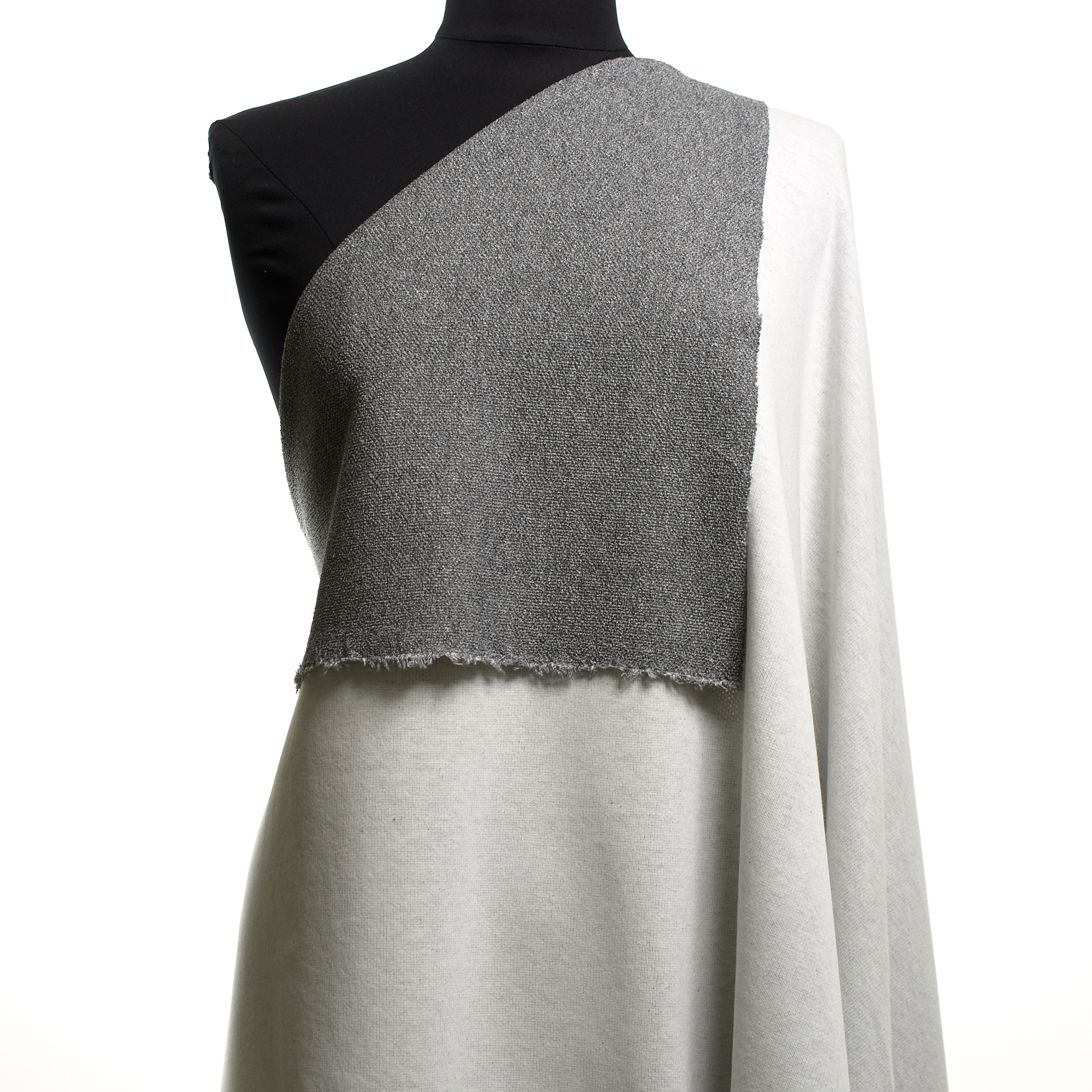 JERSEY, BOUCLÉ, COTTON, STEEPLE GRAY (F000047367) - Mannequin