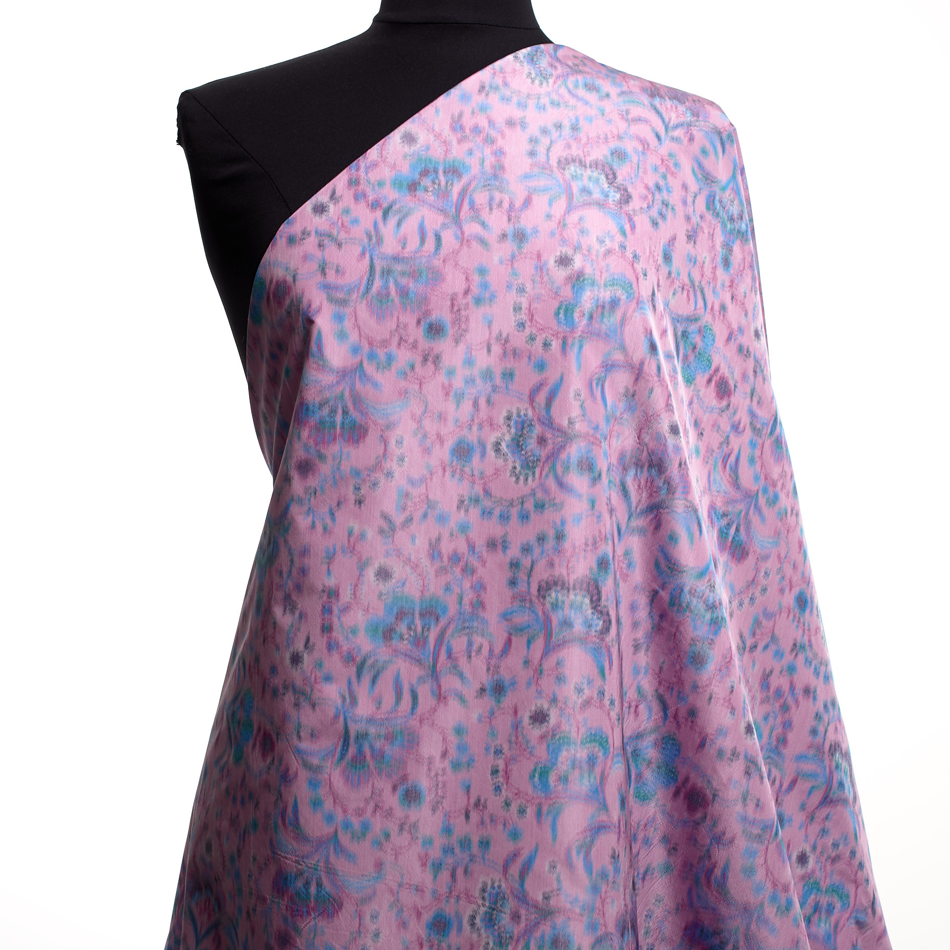 TAFFETA, CHINÉ, FLORAL, ORCHID LILAC (F000042598) - Mannequin