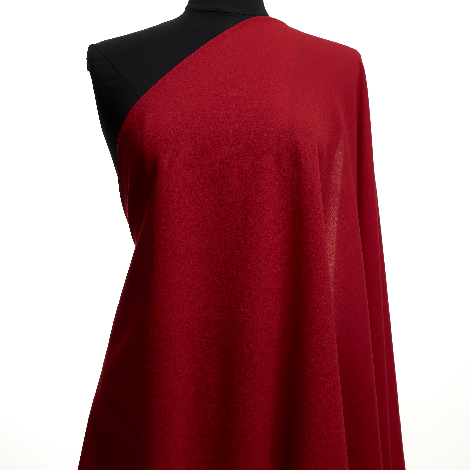 CRÊPE, WOOL, ELASTIC, TANGO RED (F000047767) - Mannequin