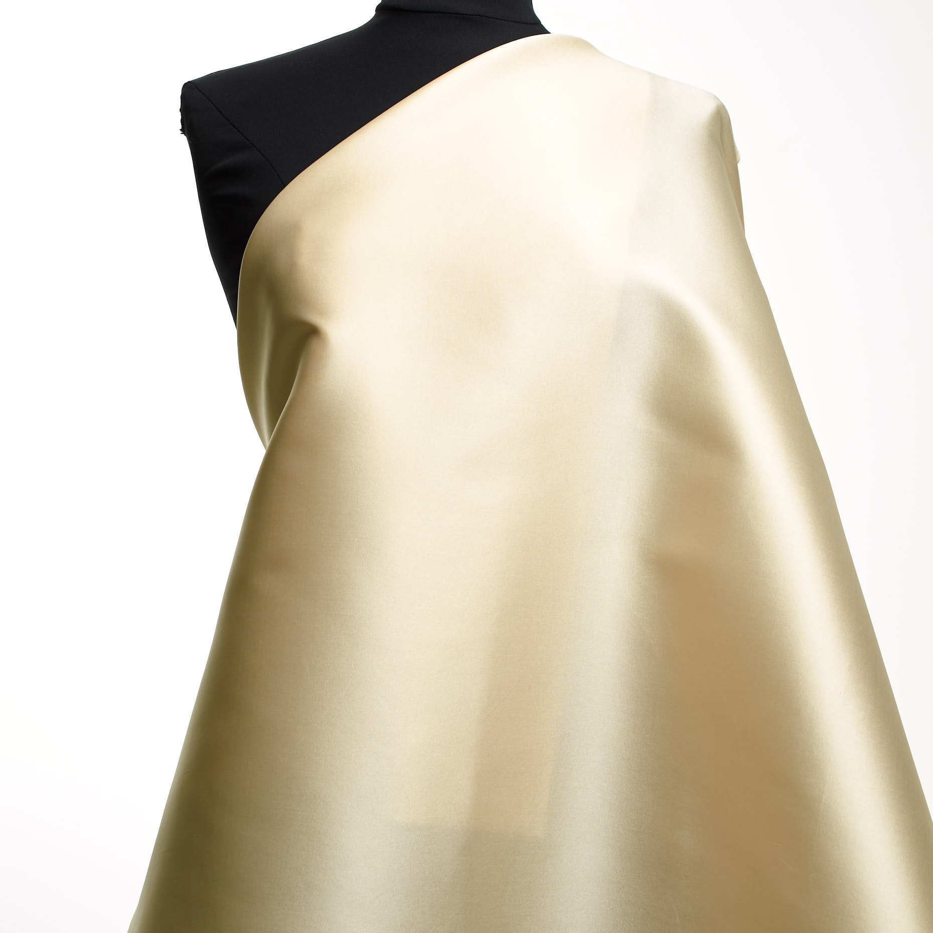 Taffetà, Misto Seta, Luccicante, Creme Brûlée (F000045753) - Manichino