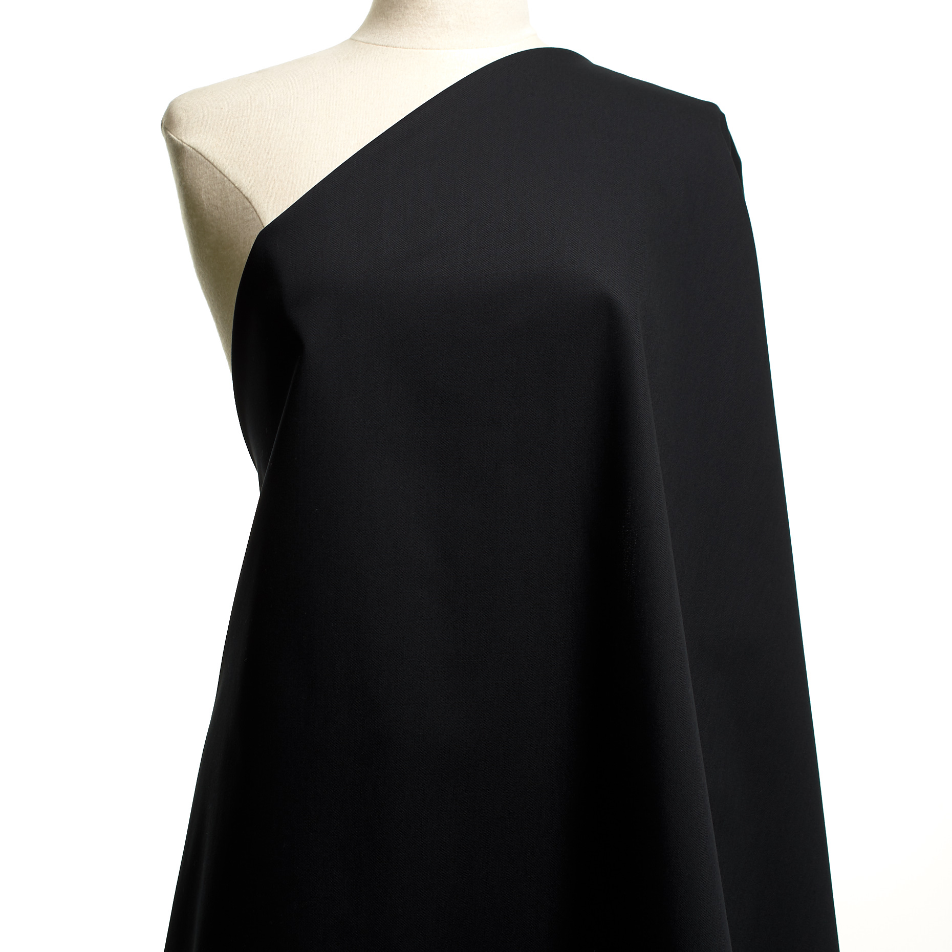 TWILL, COTTON, RAVEN BLACK (F000048460) - Mannequin