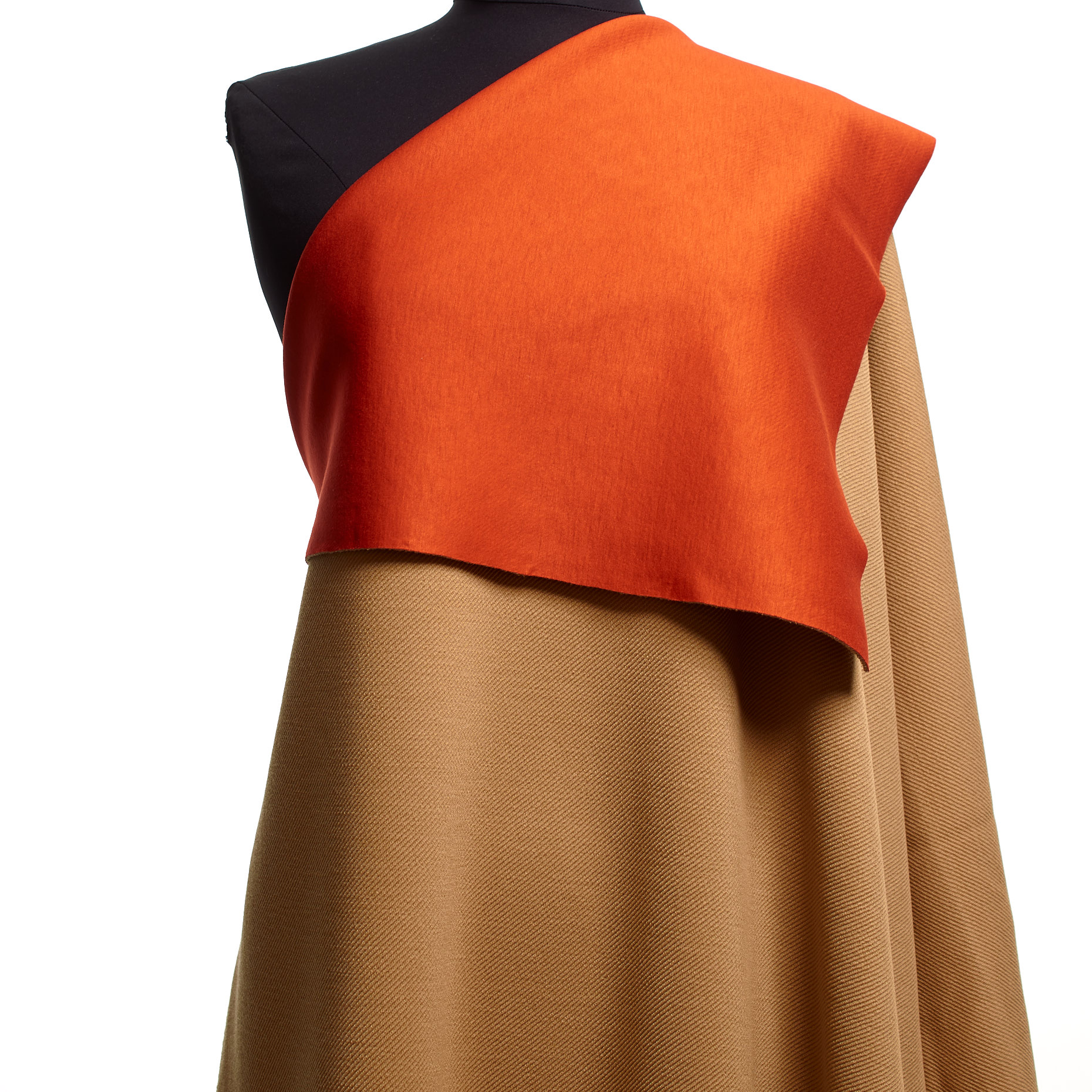 Jersey, Double, Schurwolle, Tan (F000041603) - Schaufensterpuppe