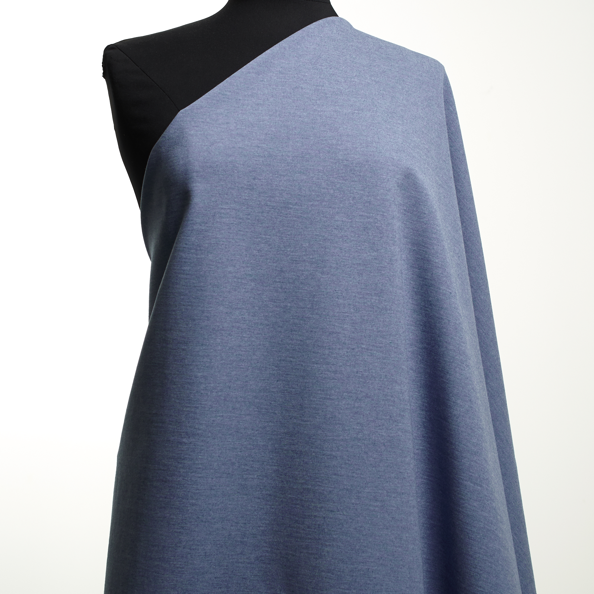 JERSEY, PUNTO MILANO, MELANGE, DUSTY BLUE (F000034529) - Mannequin