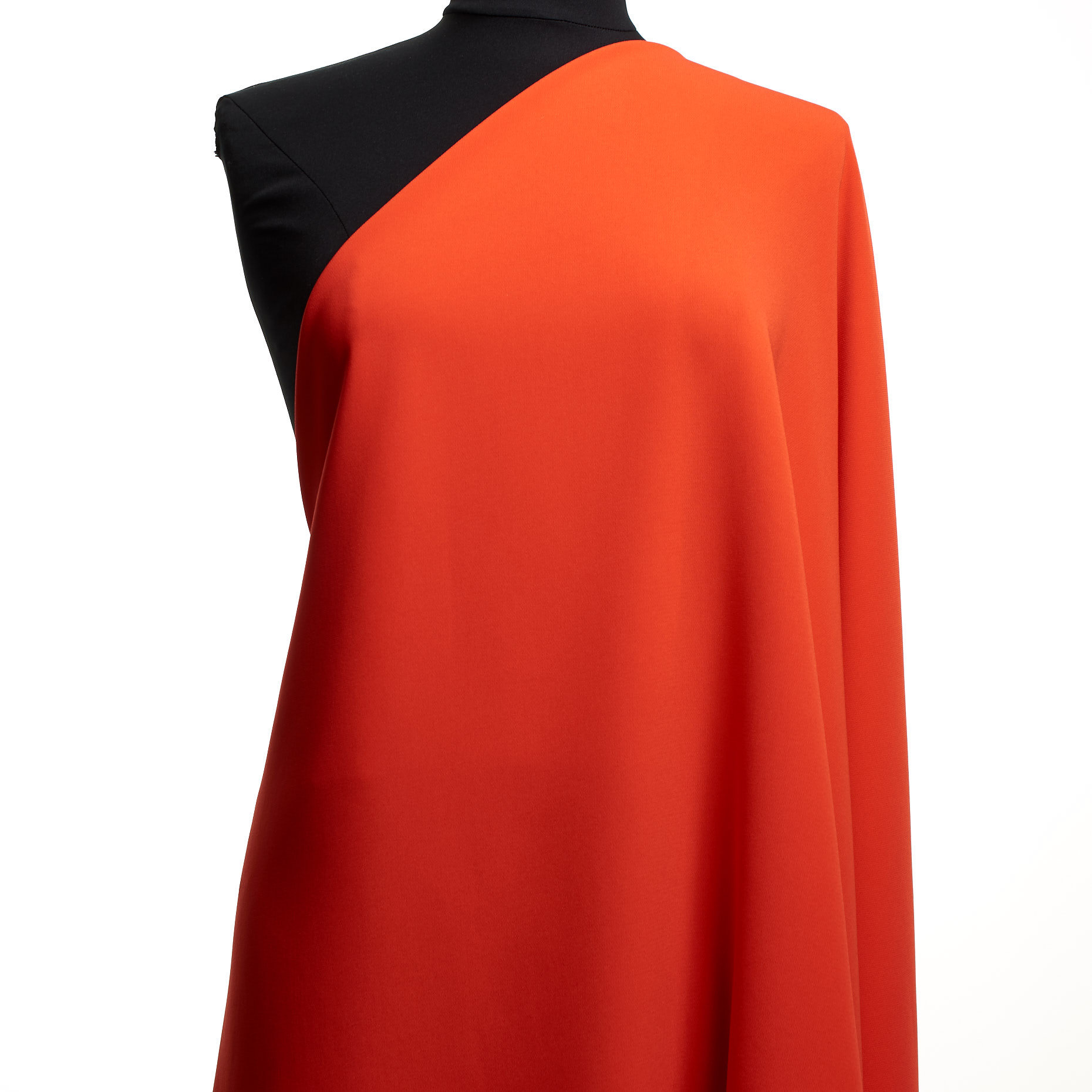 Cady, Krepa, Triacetat, Cherry Tomato (F000046058) - Manekin