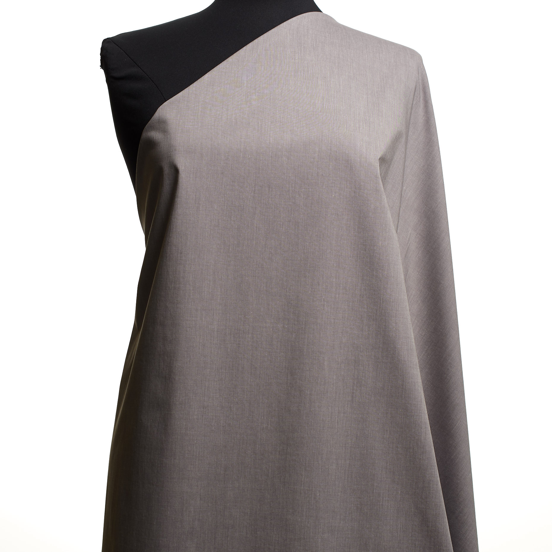 Popeline, Baumwolle Elastik, Silver Melange (F000036395) - Schaufensterpuppe