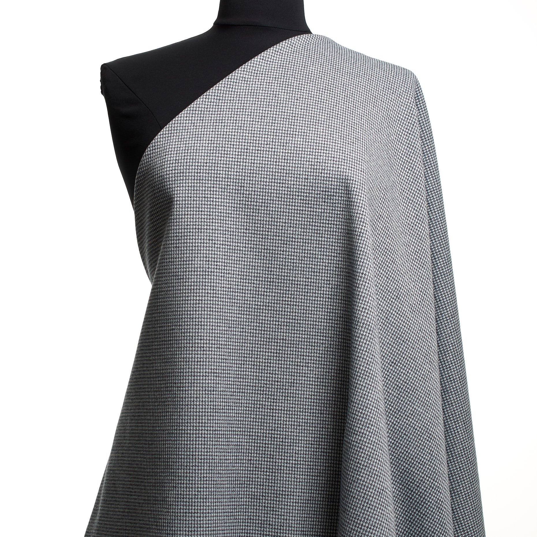 JERSEY, JACQUARD, COTTON BLEND, CROWN BLUE&VAPOROUS GRAY (F000044460) - Mannequin
