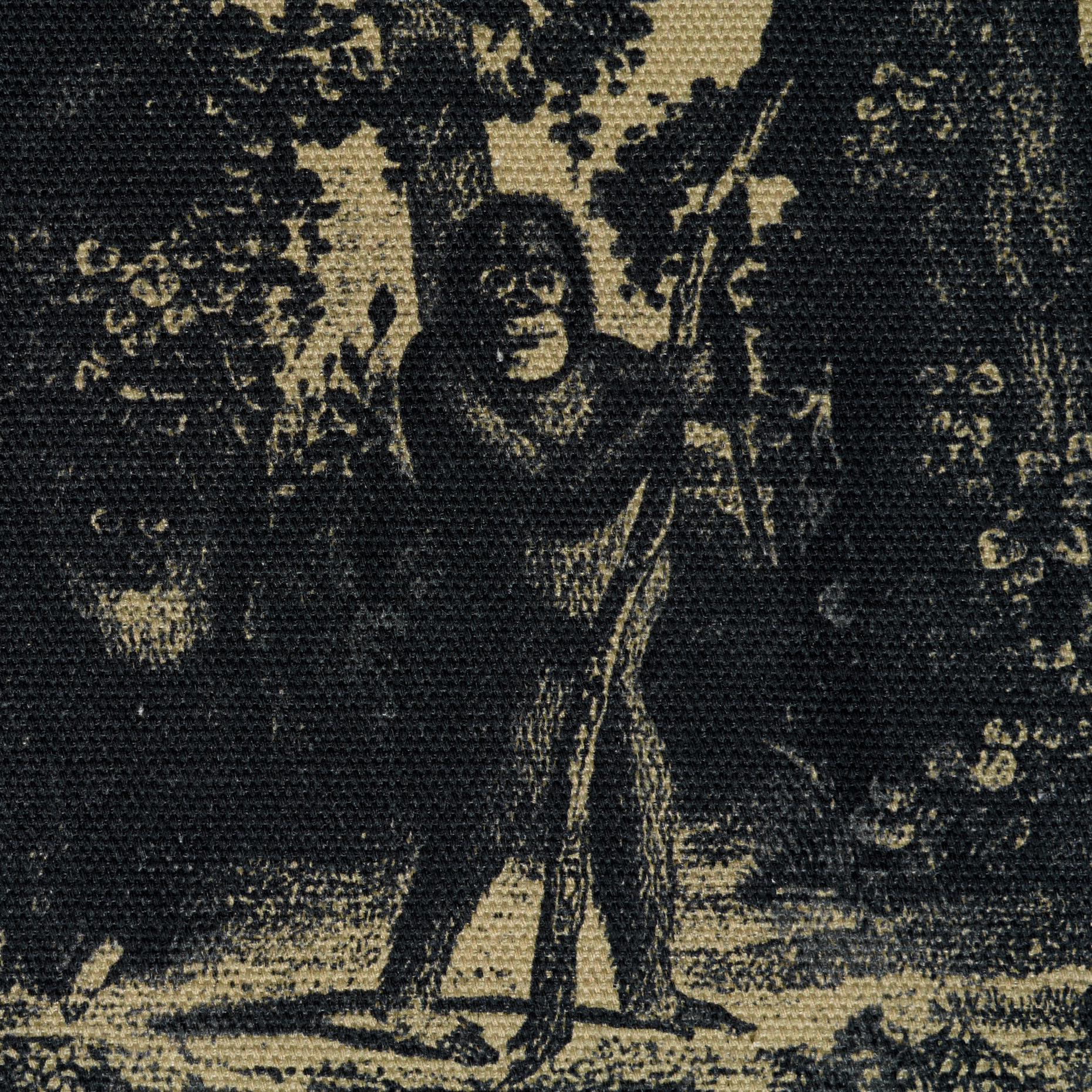 Canvas, Cotone, Tela di Jouy, Volcanic Ash&Antique White (T0000716) - Trama