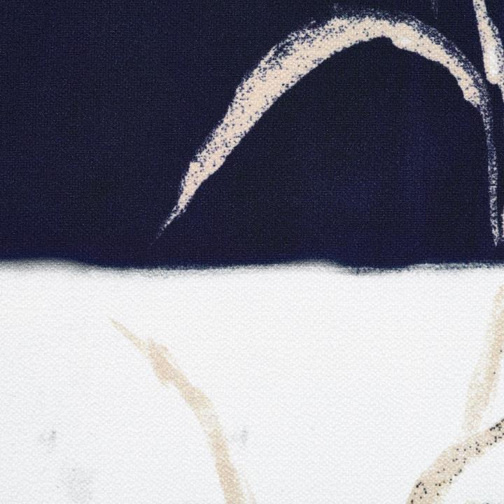 CRÊPE DE CHINE, PRINTED, ELASTIC, BARELY BLUE&BROWN RICE (F000031181) - Texture