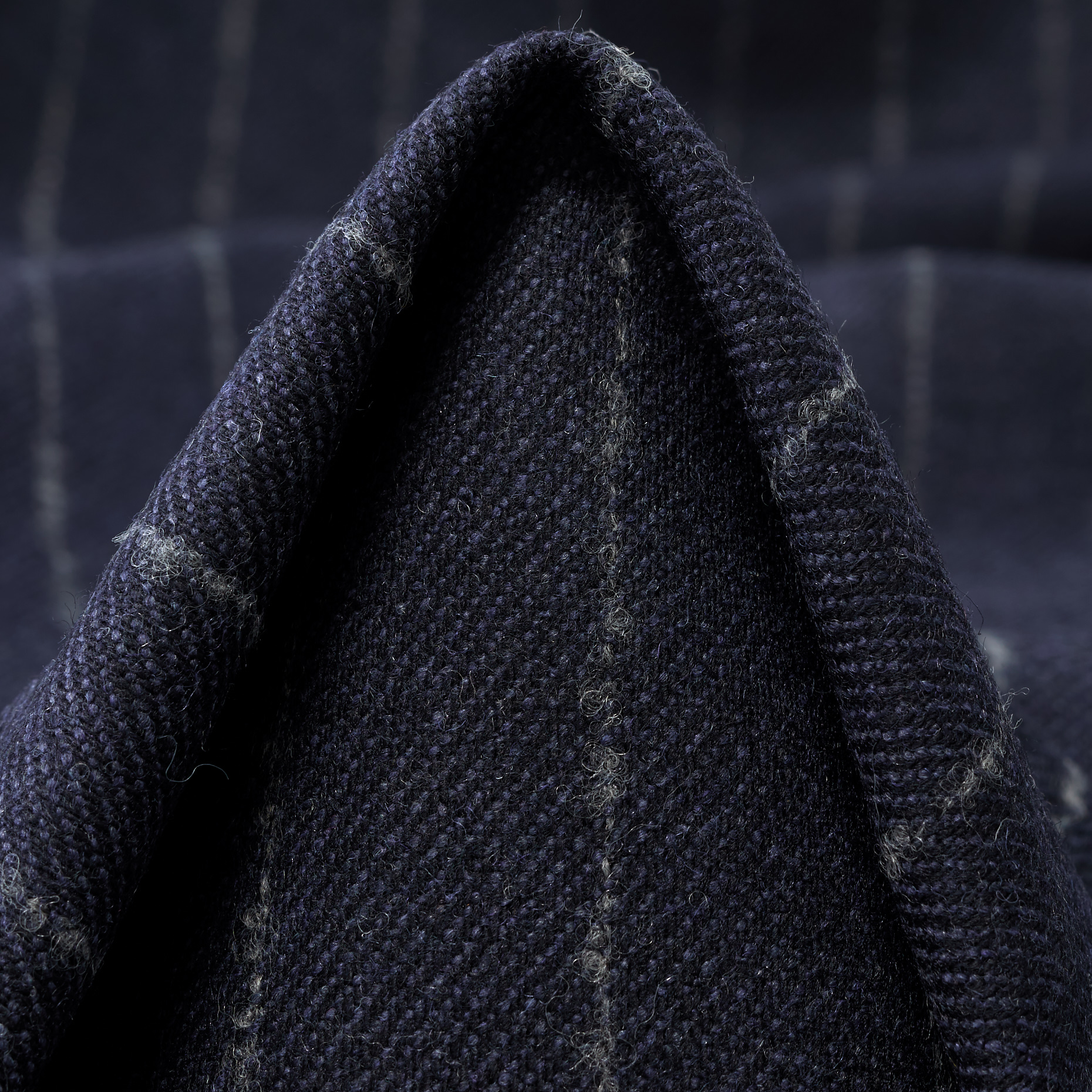 WOOL, STRIPES, ELASTIC, AFTER MIDNIGHT&FORMAL GRAY