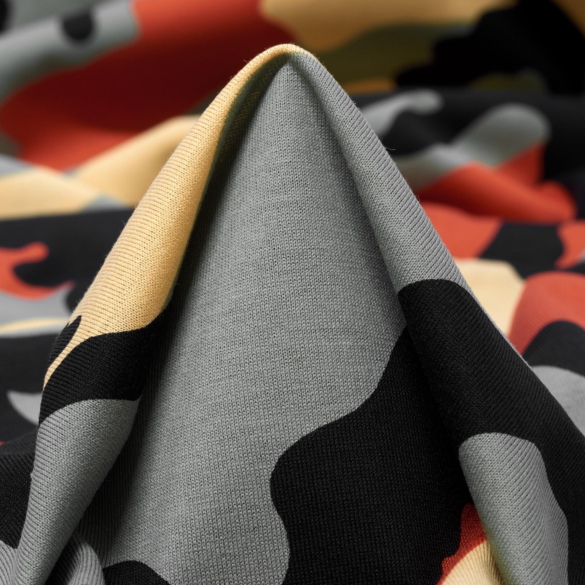 Одиночный Джерси, Хлопок, Камуфляж, Burnt Orange&Jade (F000038195)