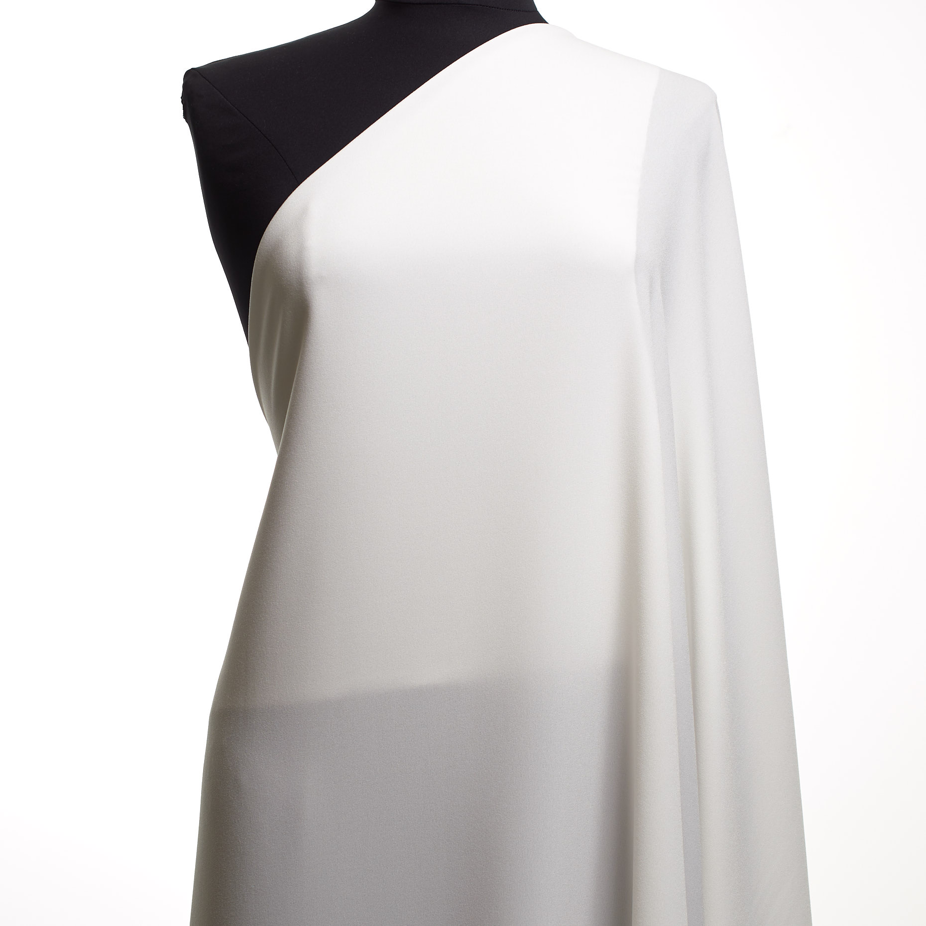 Krepa, Satyna, White Onyx (F000041913) - Manekin