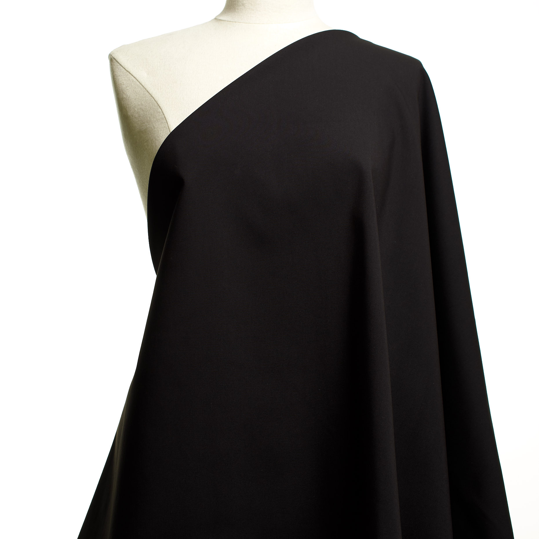 TWILL, COTTON, ELASTIC, JET BLACK (F000045986) - Mannequin